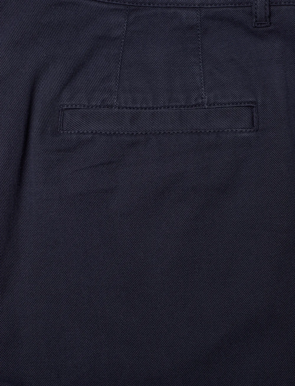 Lauren Ralph Lauren - Cotton Twill Wide-Leg Pant - chinos - lauren navy - 4