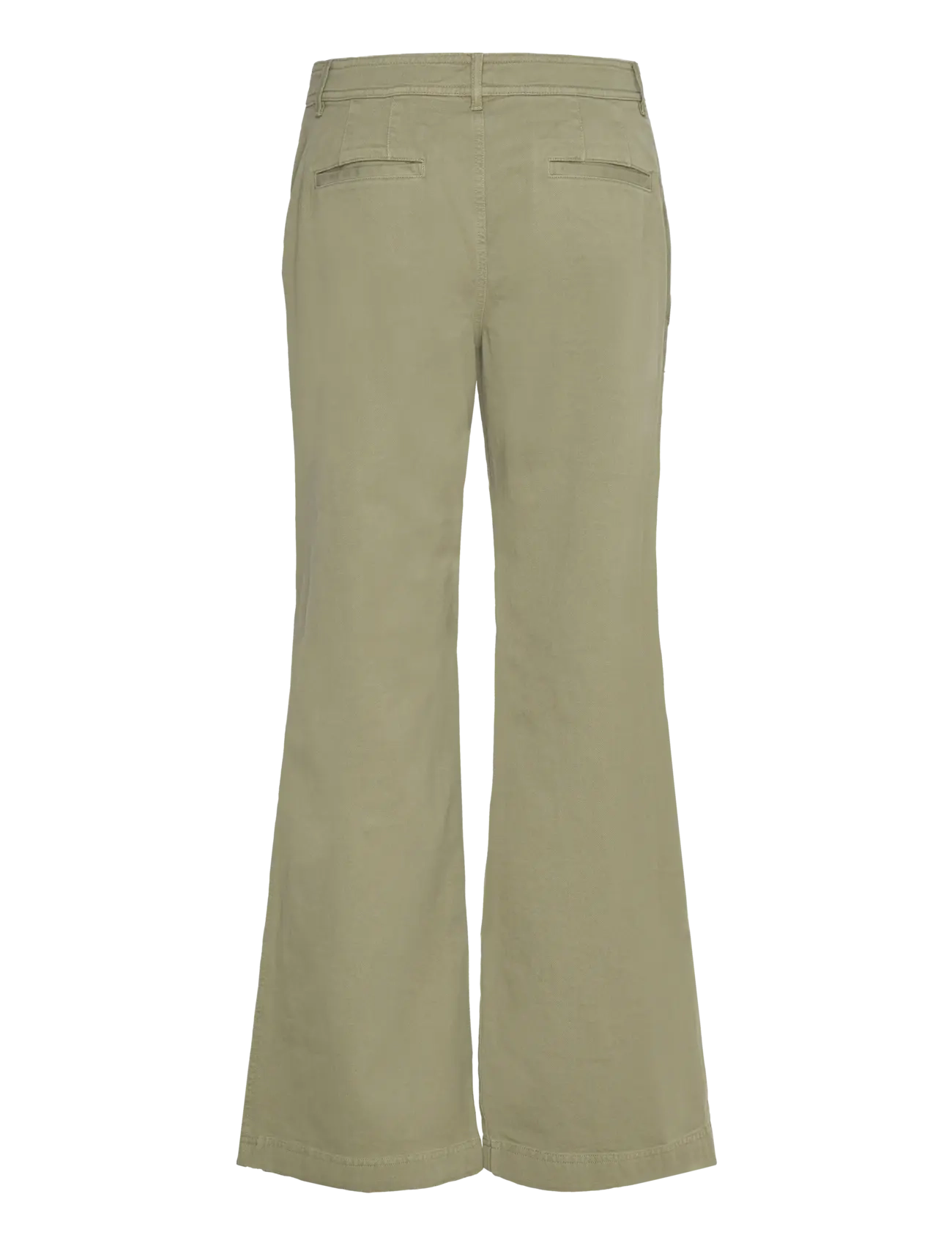 Lauren Ralph Lauren - Cotton Twill Wide-Leg Pant - chinos - sage green - 1