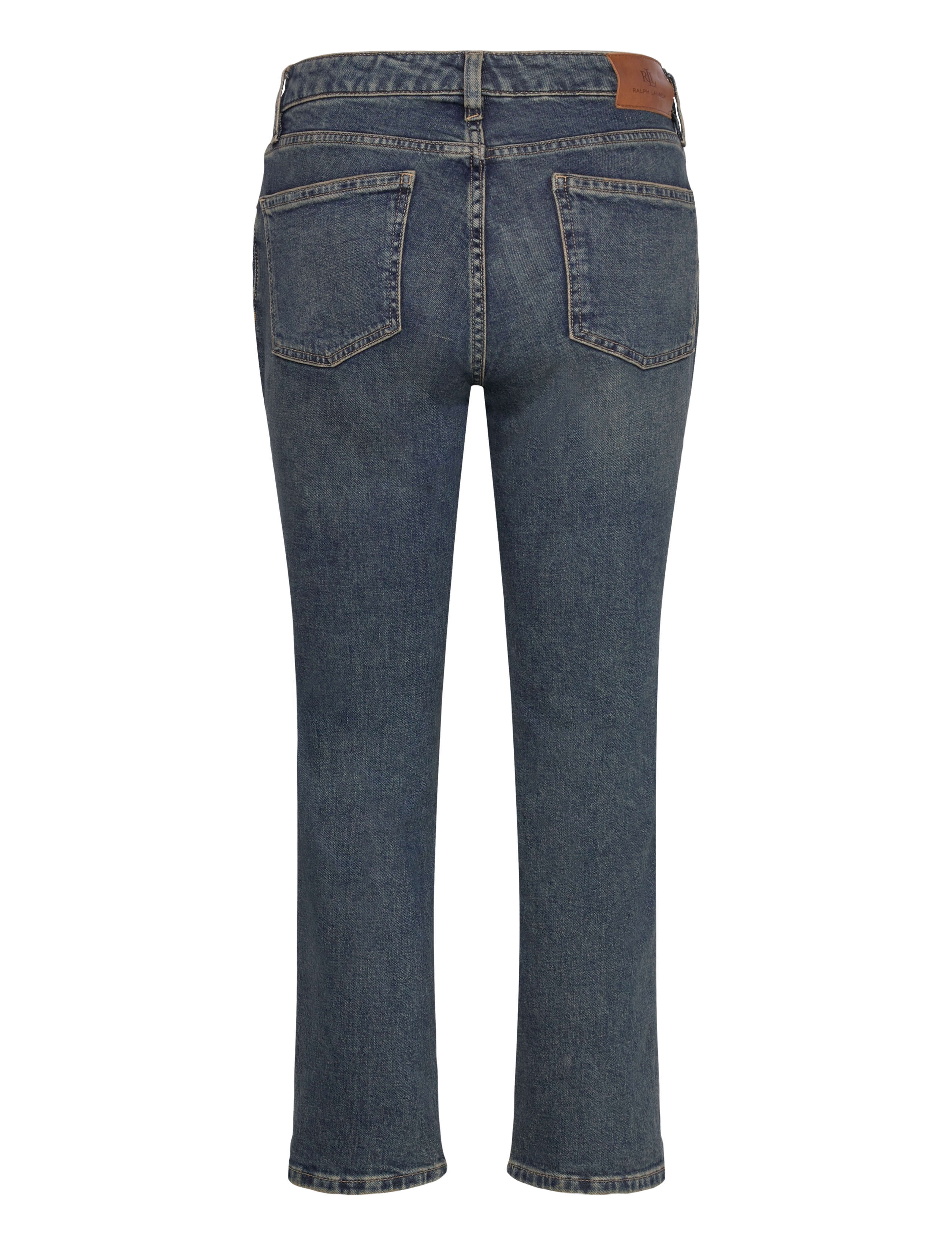 Lauren Ralph Lauren - Mid-Rise Straight Ankle Jean - tiesaus kirpimo džinsai - haze wash - 2