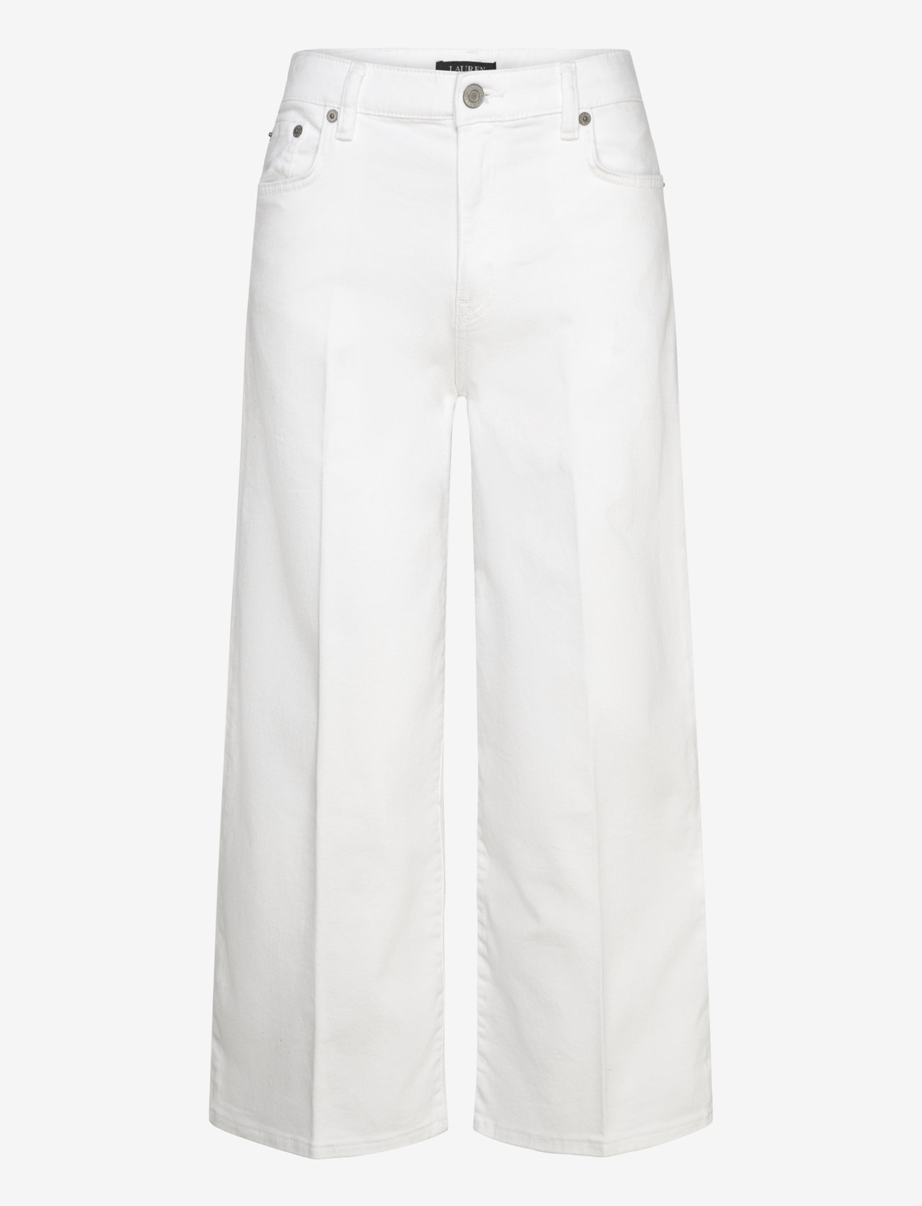 Lauren Ralph Lauren - LOW STR DENIM-JEAN - brede jeans - white wsh - 0