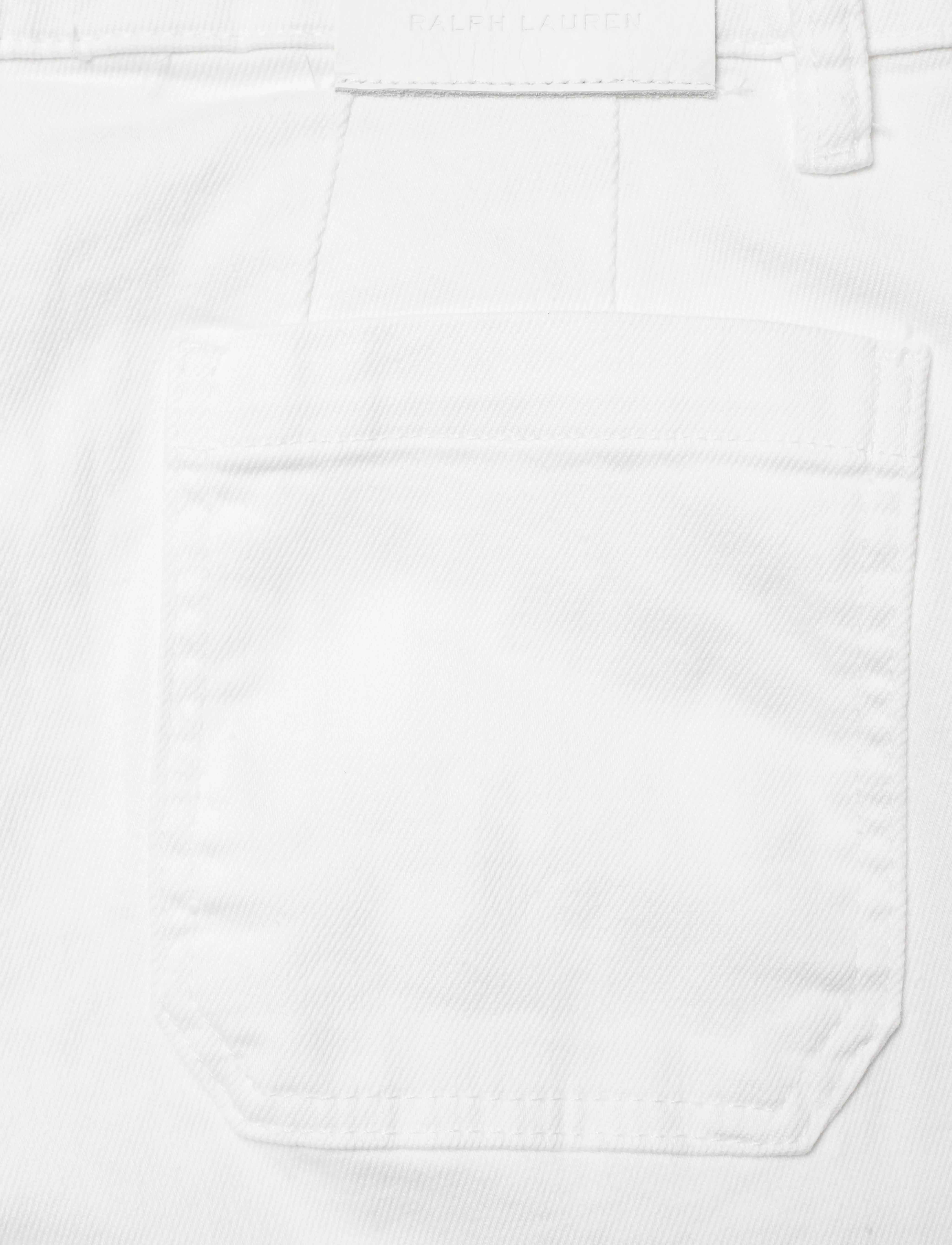 Lauren Ralph Lauren - LOW STR DENIM-JEAN - hosen mit weitem bein - white wsh - 4
