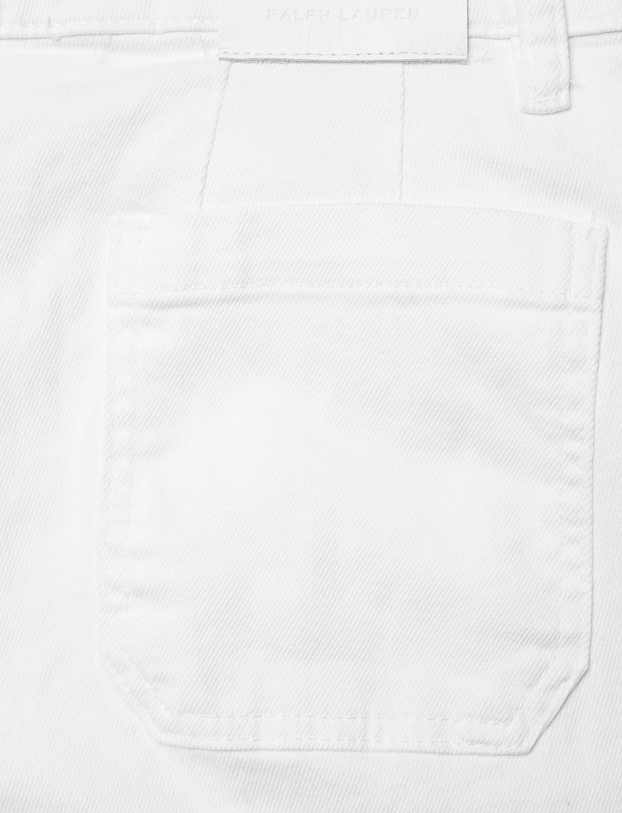 Lauren Ralph Lauren - LOW STR DENIM-JEAN - hosen mit weitem bein - white wsh - 4