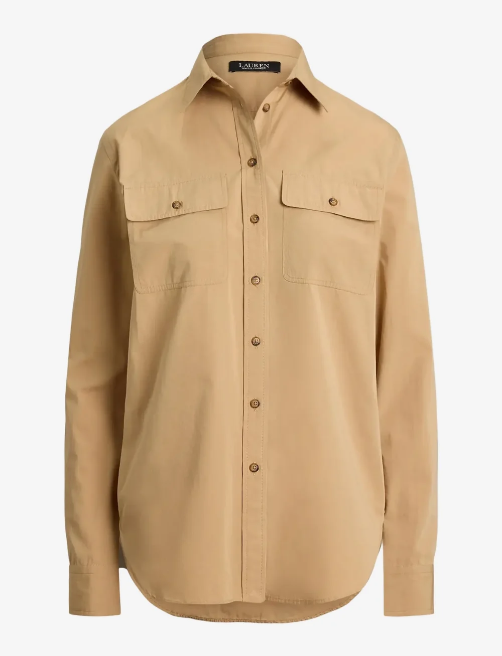 Lauren Ralph Lauren - Relaxed Fit Featherweight Cotton Shirt - jeanshemden - birch tan - 1