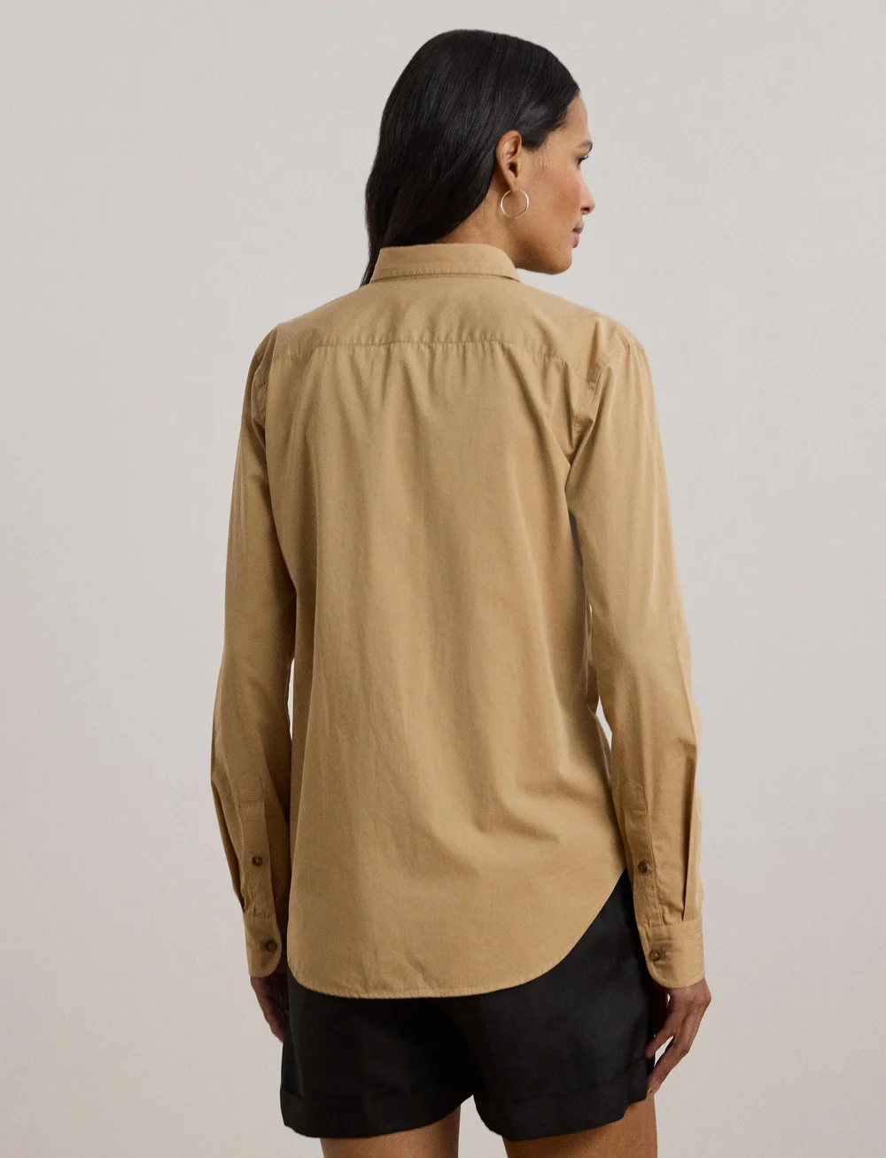 Lauren Ralph Lauren - Relaxed Fit Featherweight Cotton Shirt - jeanshemden - birch tan - 2