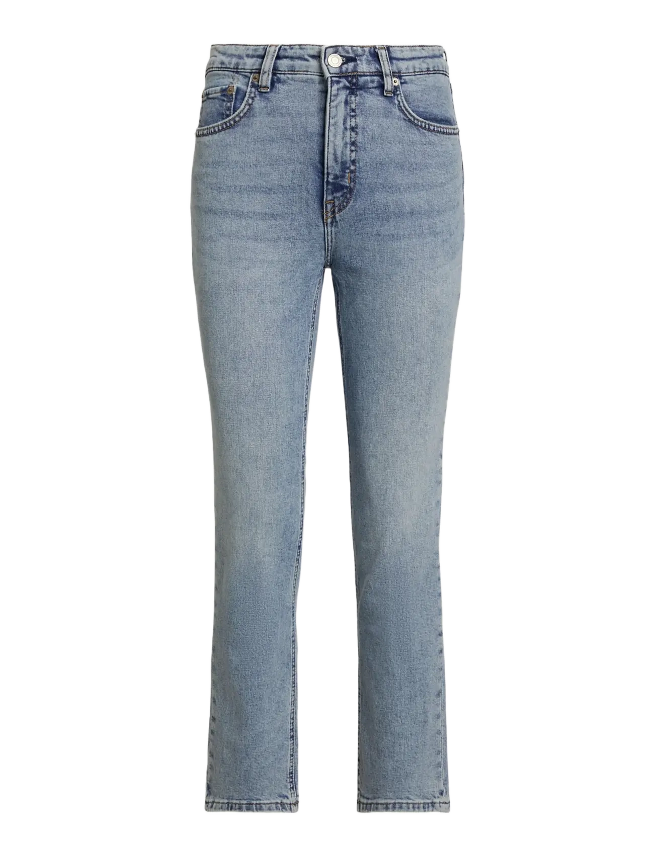 Lauren Ralph Lauren High-Rise Straight Ankle Jean - Teksad - ALICIA WASH / blue