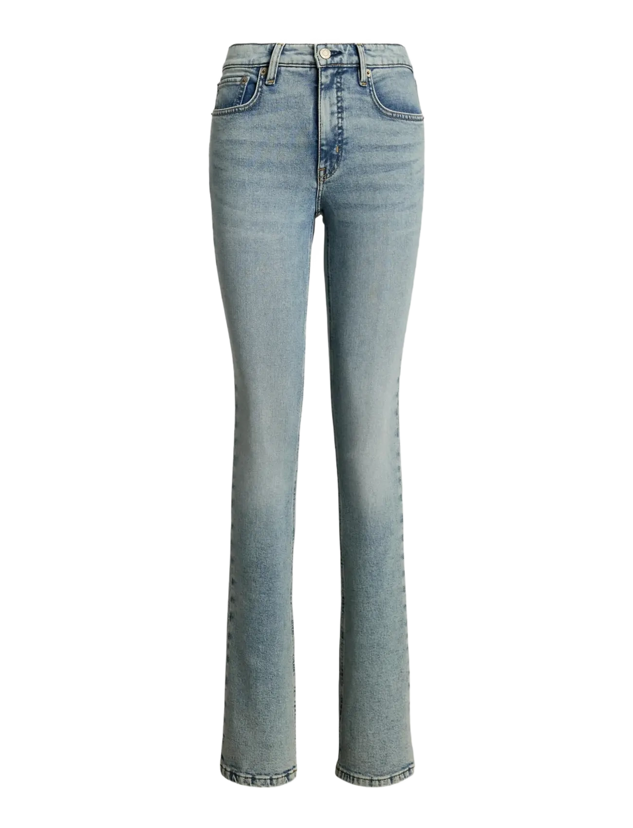 LAUREN RALPH LAUREN High-Rise Stiefel Jean Blau - 36 - Damen