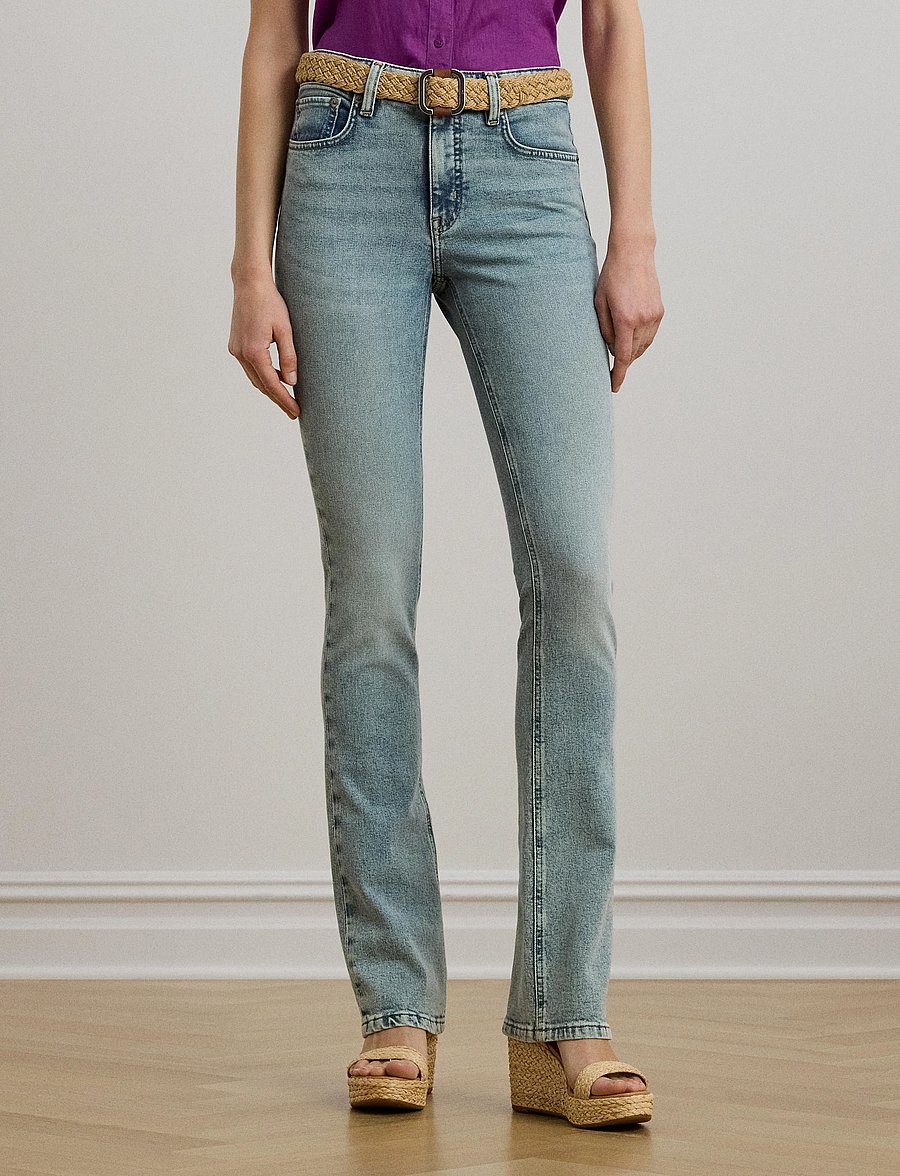 Lauren Ralph Lauren - High-Rise Boot Jean - straight jeans - alicia wash - 0