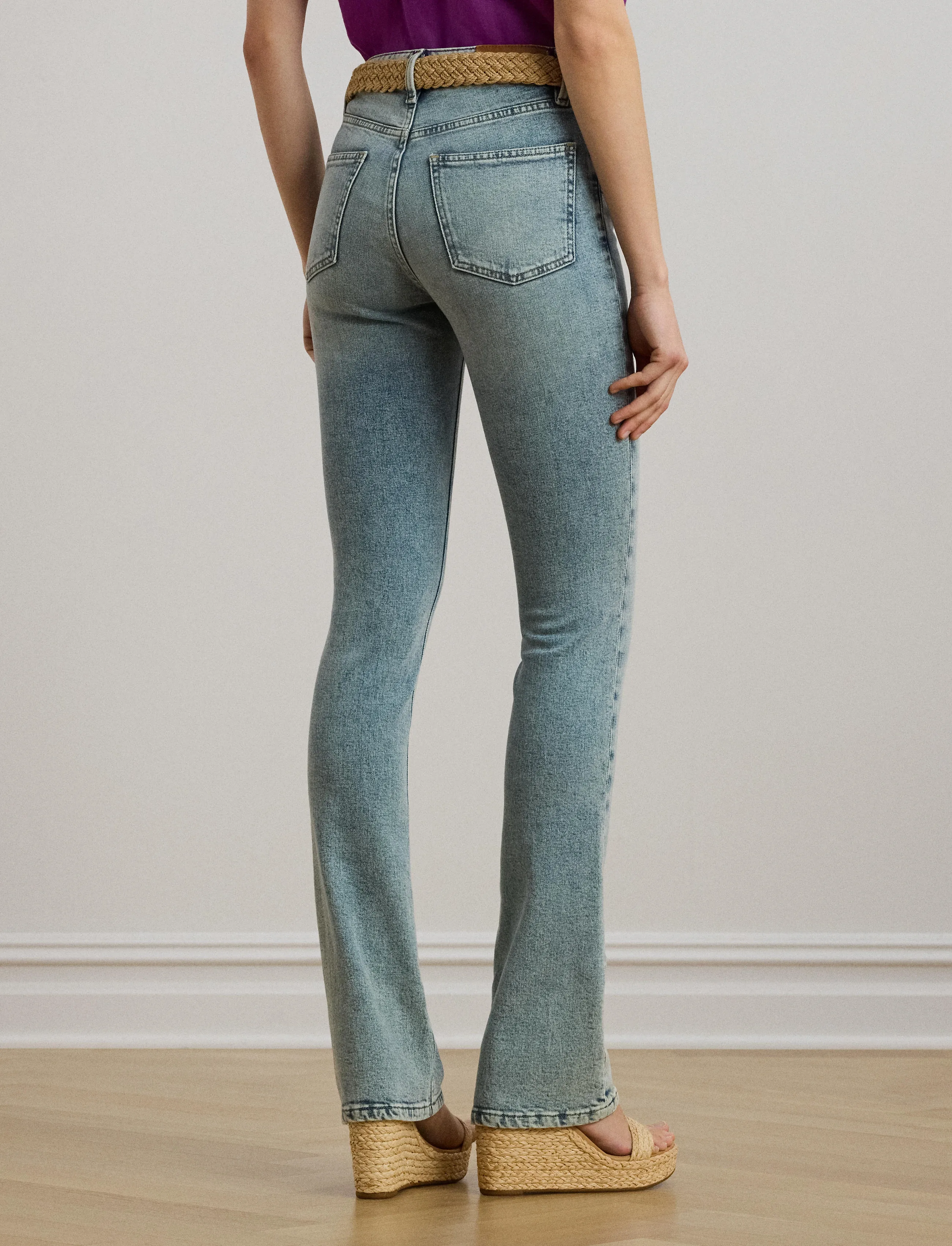 Lauren Ralph Lauren - High-Rise Boot Jean - straight jeans - alicia wash - 2