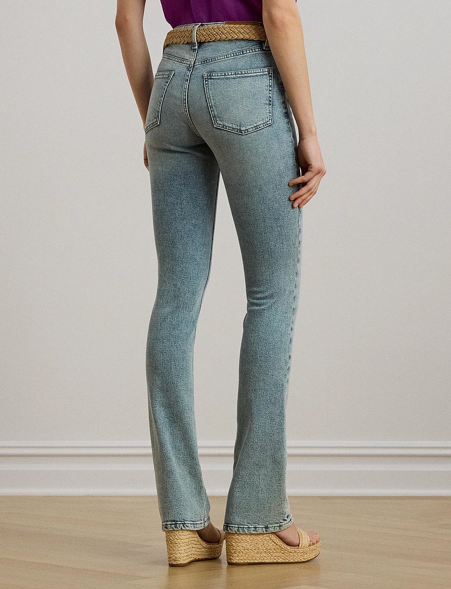 Lauren Ralph Lauren - High-Rise Boot Jean - straight jeans - alicia wash - 2