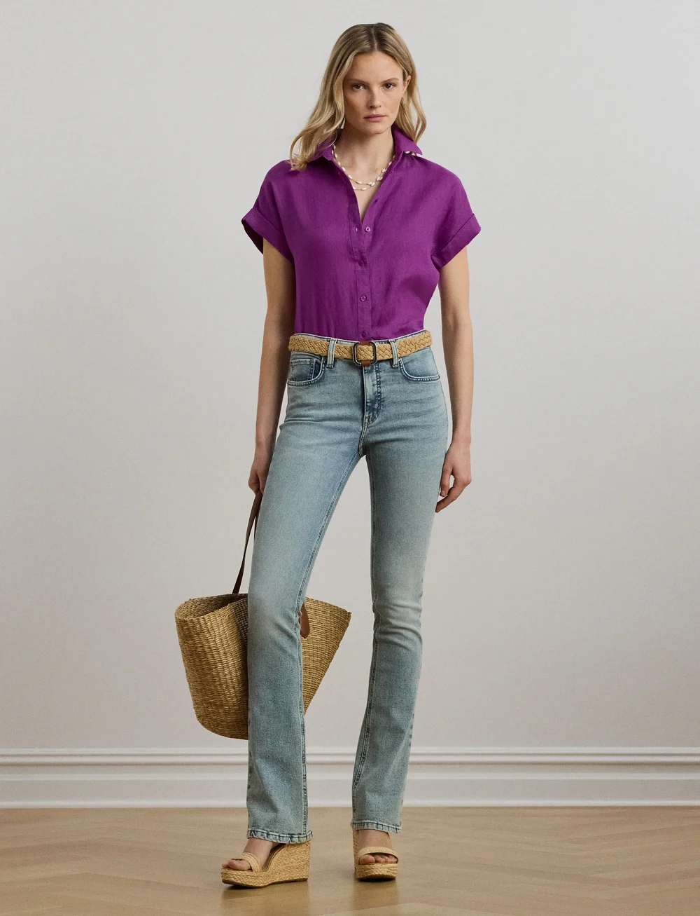 Lauren Ralph Lauren - High-Rise Boot Jean - straight jeans - alicia wash - 3