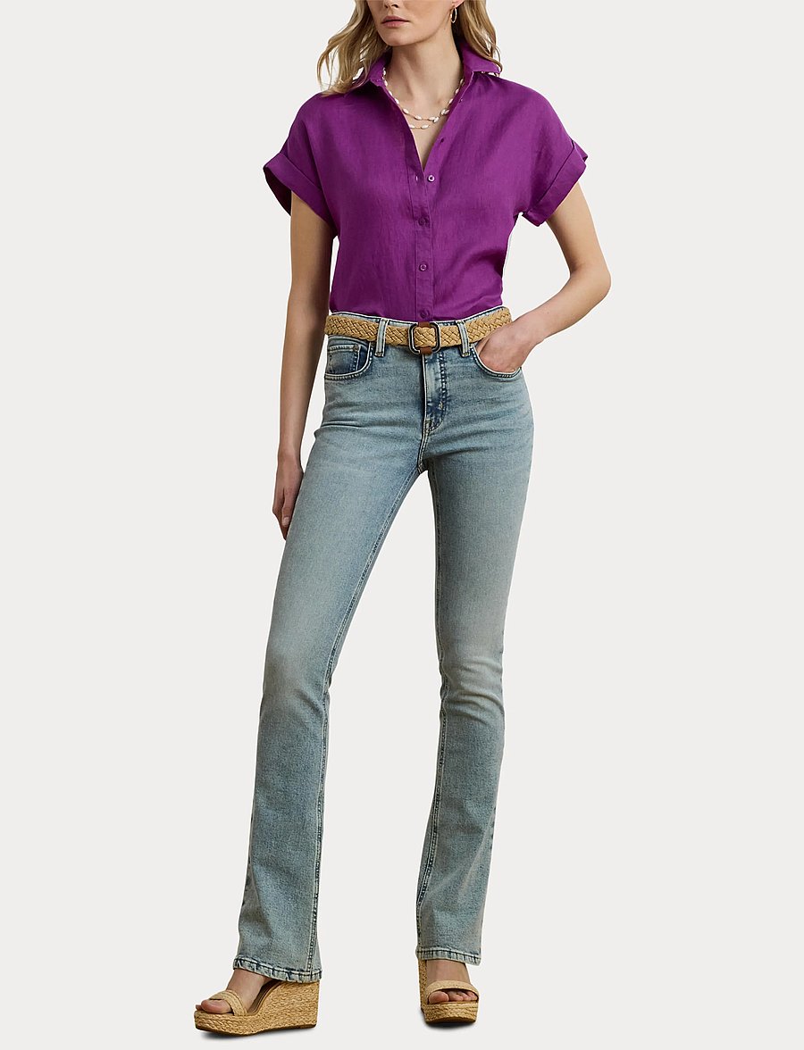 Lauren Ralph Lauren - High-Rise Boot Jean - straight jeans - alicia wash - 4