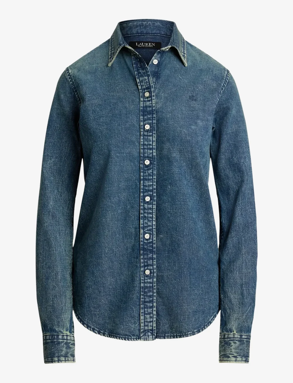 Lauren Ralph Lauren - Classic Fit Denim Shirt - jeansowe koszule - haze wash - 1