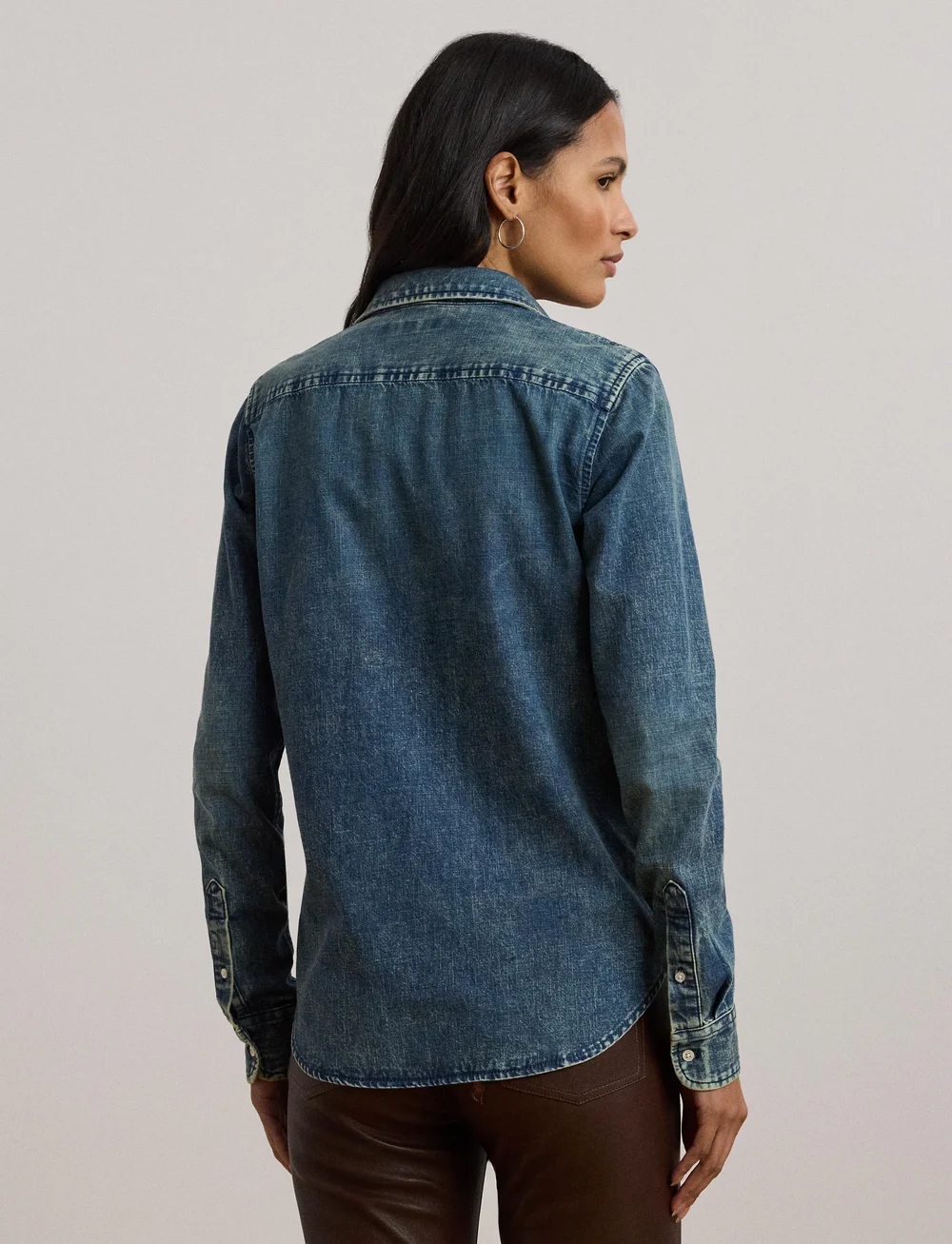 Lauren Ralph Lauren - Classic Fit Denim Shirt - jeansowe koszule - haze wash - 2