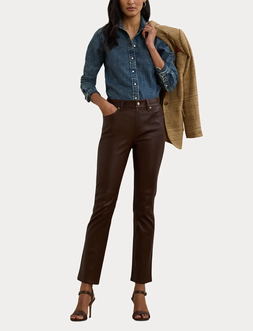 Lauren Ralph Lauren - Classic Fit Denim Shirt - jeansowe koszule - haze wash - 4