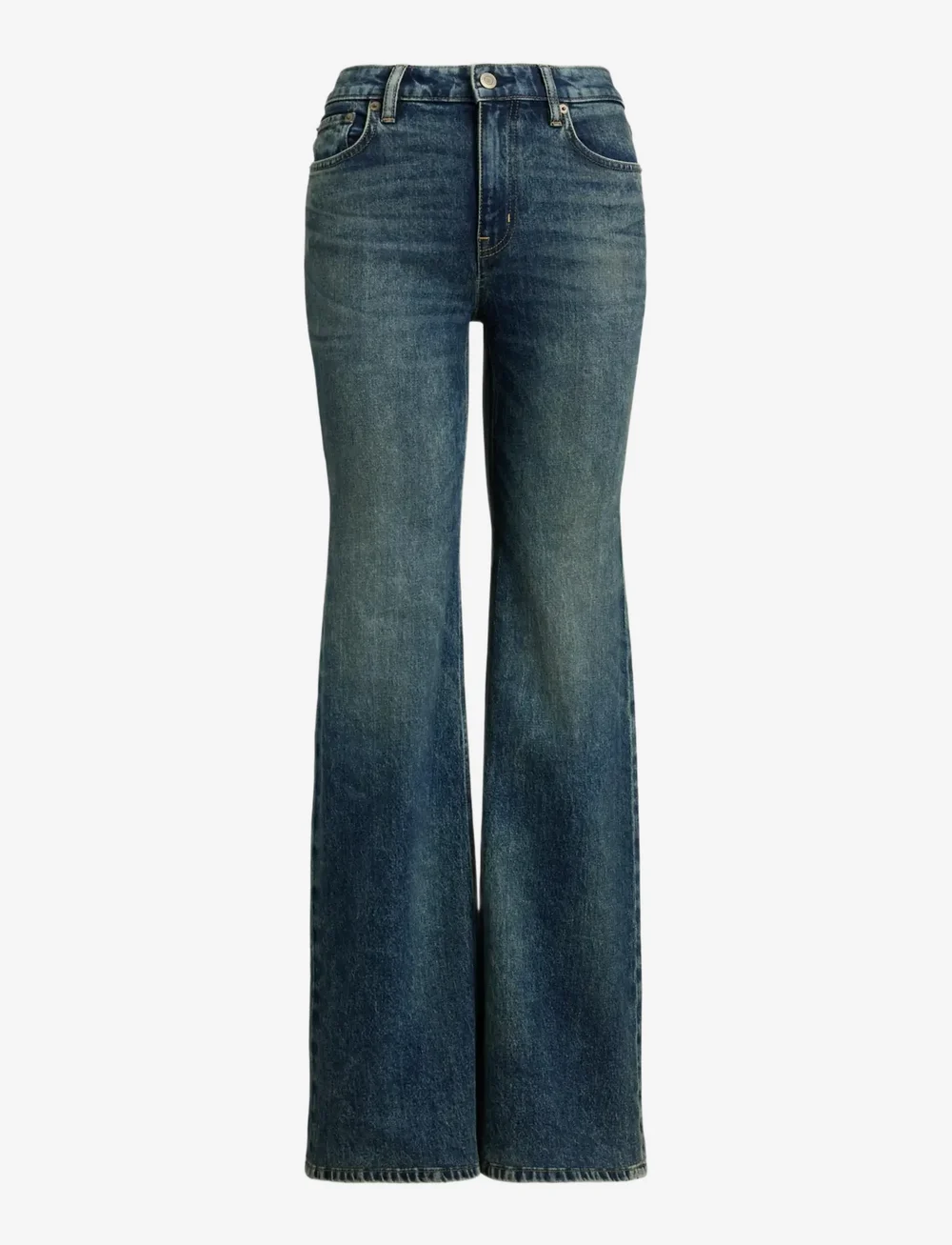 Lauren Ralph Lauren - High-Rise Flare Jean - schlaghosen - haze wash - 1
