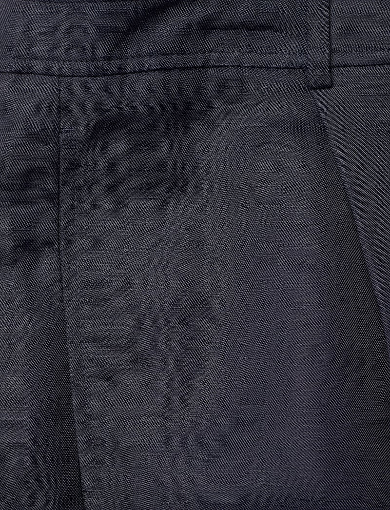 Lauren Ralph Lauren - Pleated Linen-Blend Twill Short - linen shorts - lauren navy - 2