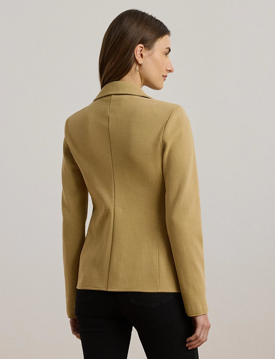 Lauren Ralph Lauren - SUPERFINE CTN/NYLN-SWEATER BLAZER - einreihige blazer - birch tan - 2