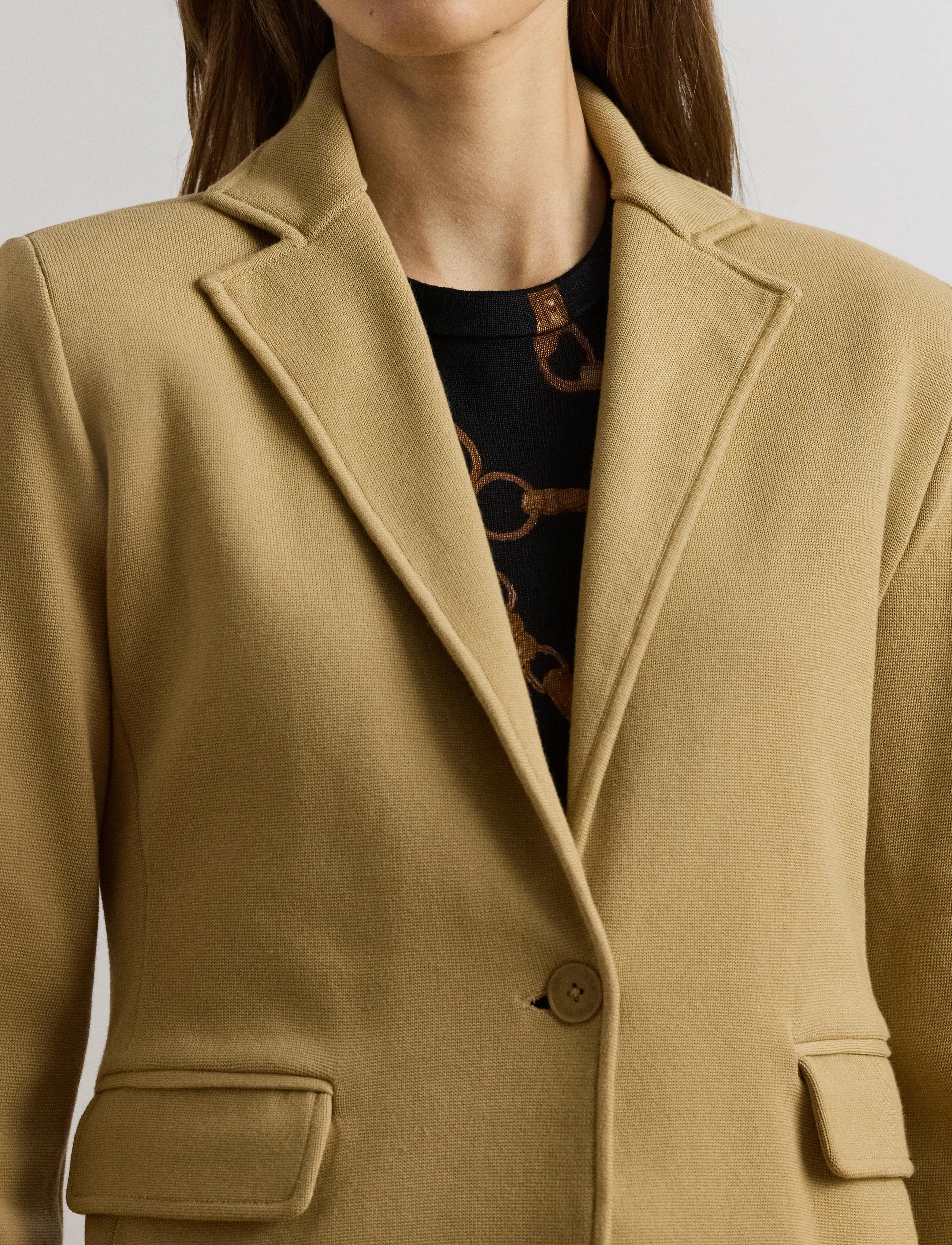 Lauren Ralph Lauren Cotton-Blend Sweater Blazer dam – bild 7