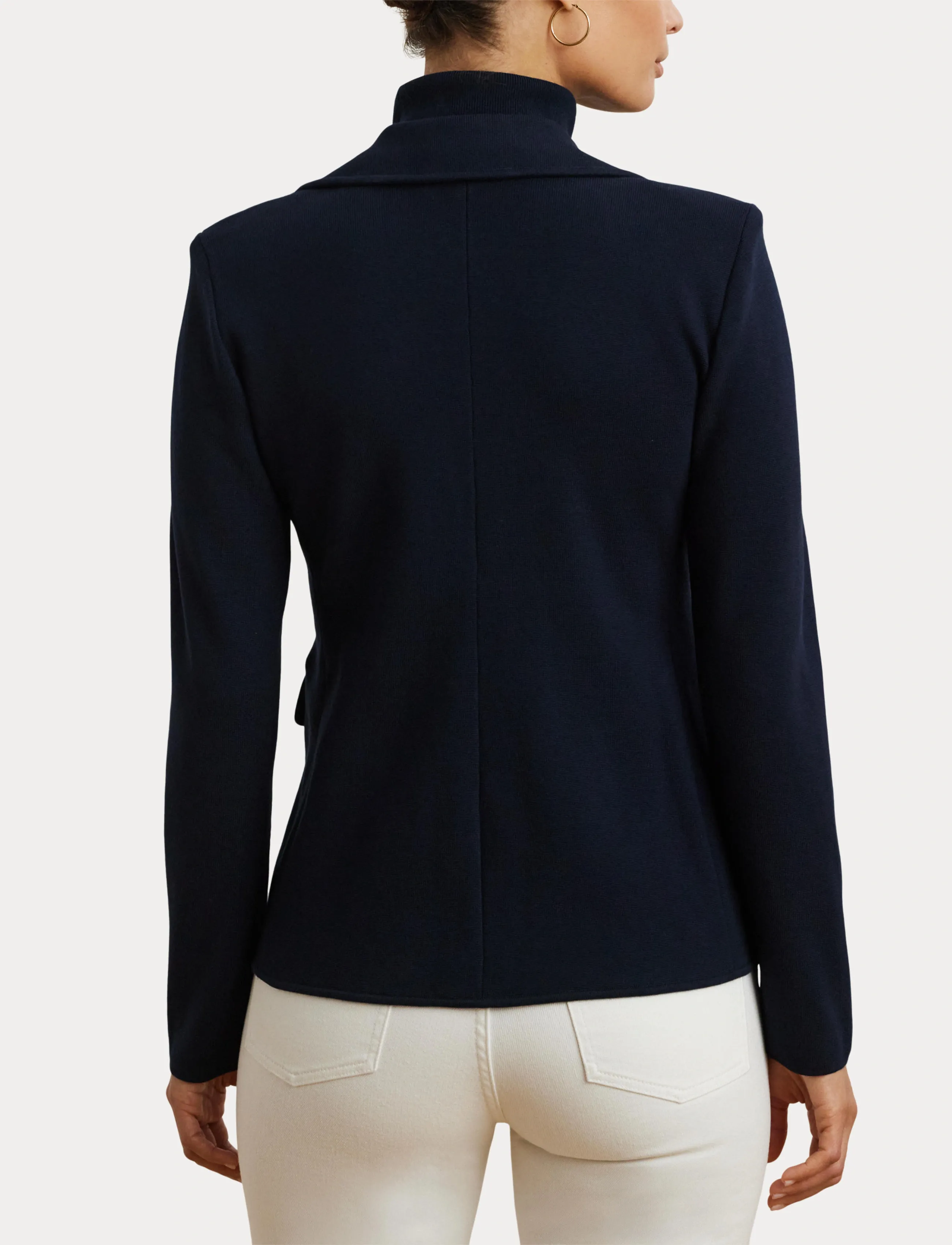Lauren Ralph Lauren Cotton-Blend Sweater Blazer dam – bild 6