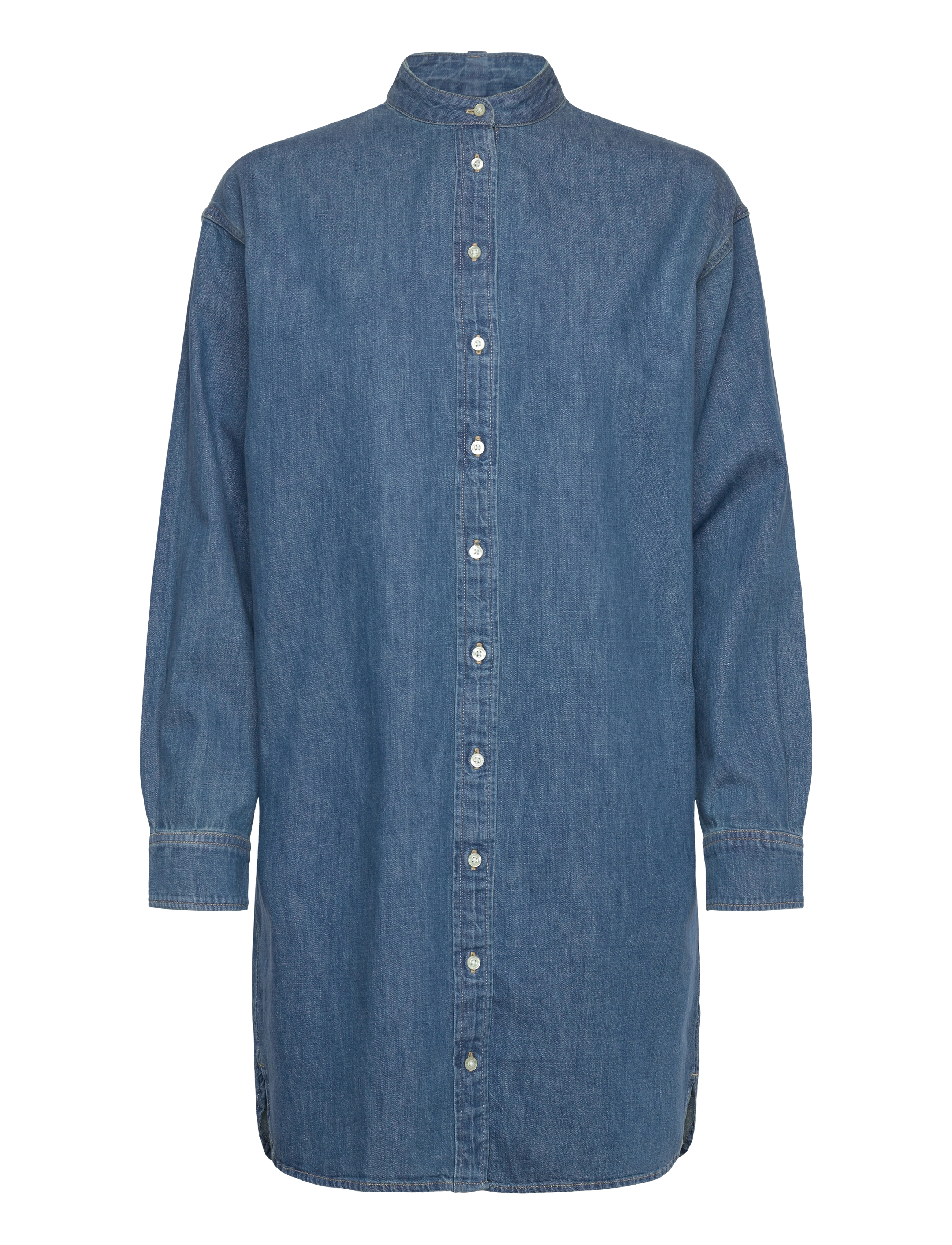 Lauren Ralph Lauren - Denim Tie-Neck Shirtdress - robes chemises - opal wash - 2