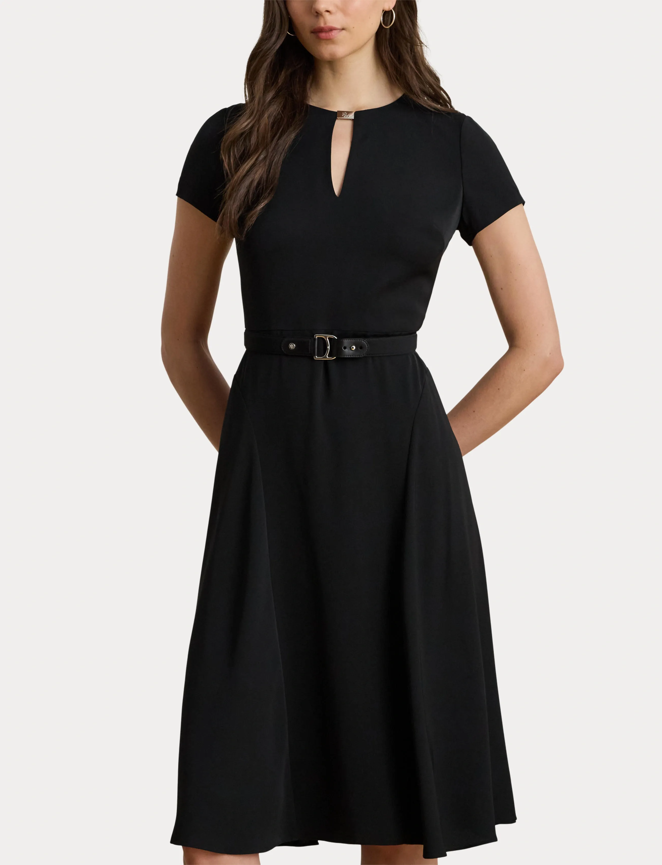 Lauren Ralph Lauren - SILKY GGT 154-DRESS - cocktailkjoler - black - 5