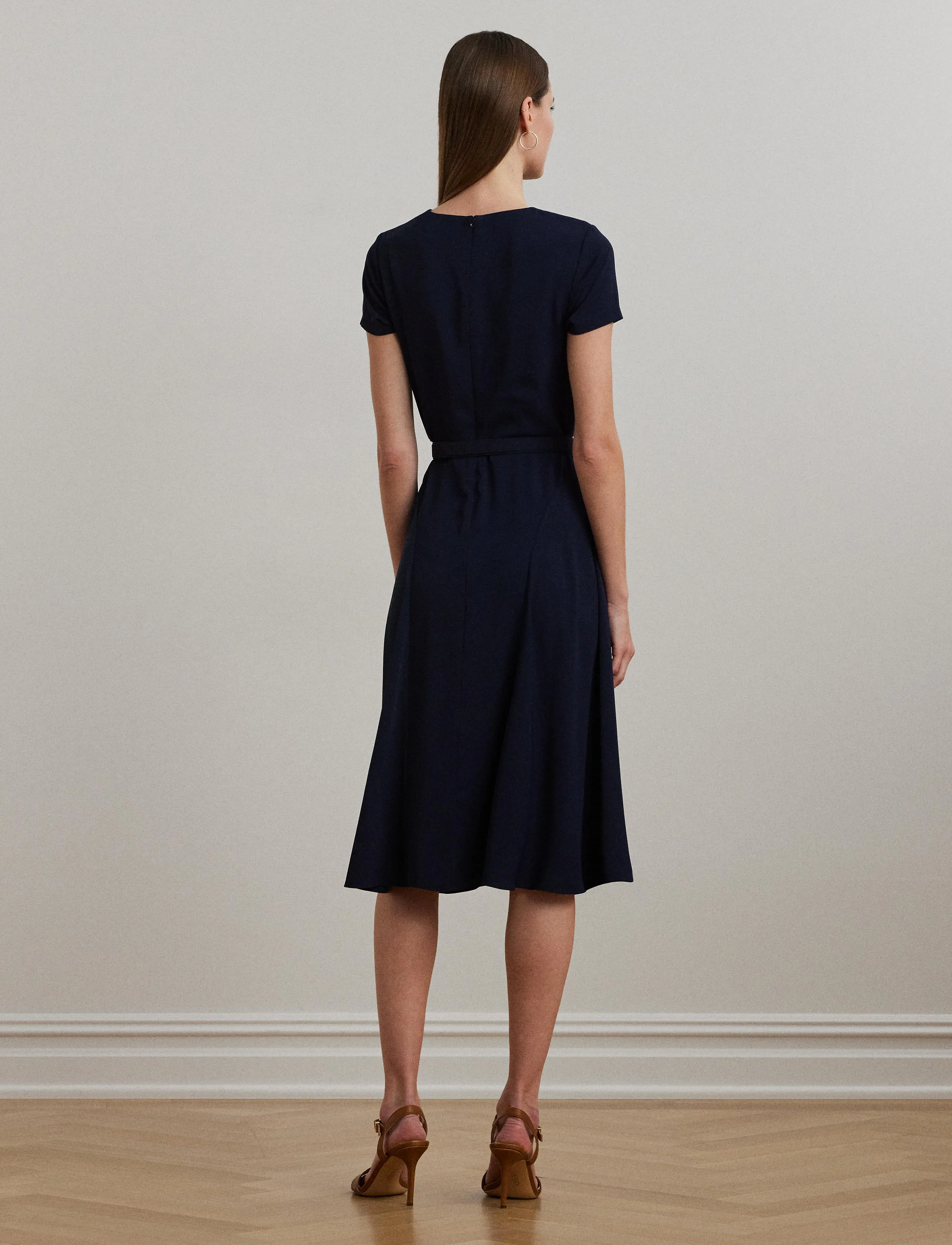 Lauren Ralph Lauren - SILKY GGT 154-DRESS - cocktailkleider - lighthouse navy - 2