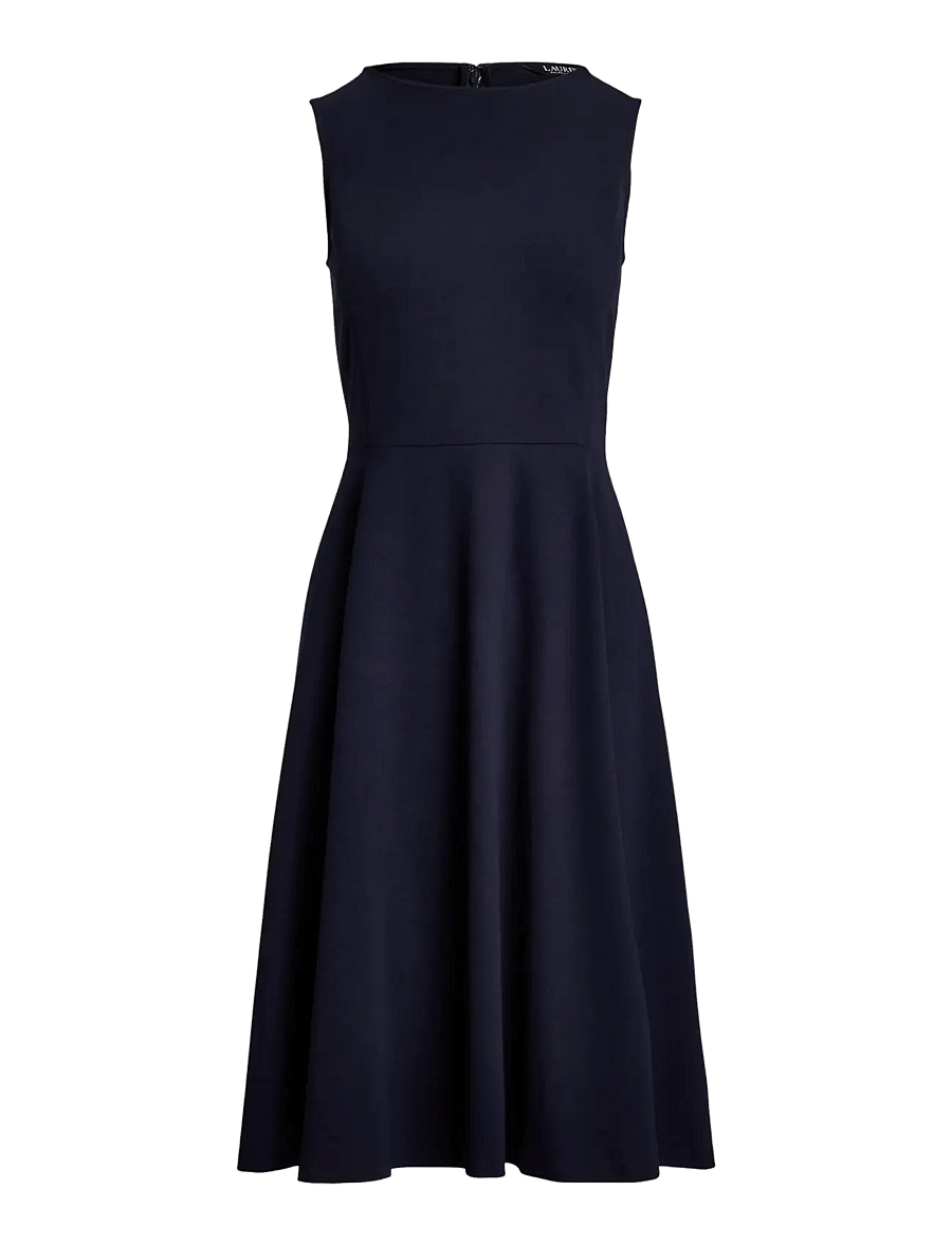 Lauren Ralph Lauren - Ponte Sleeveless Dress - lighthouse navy - 1