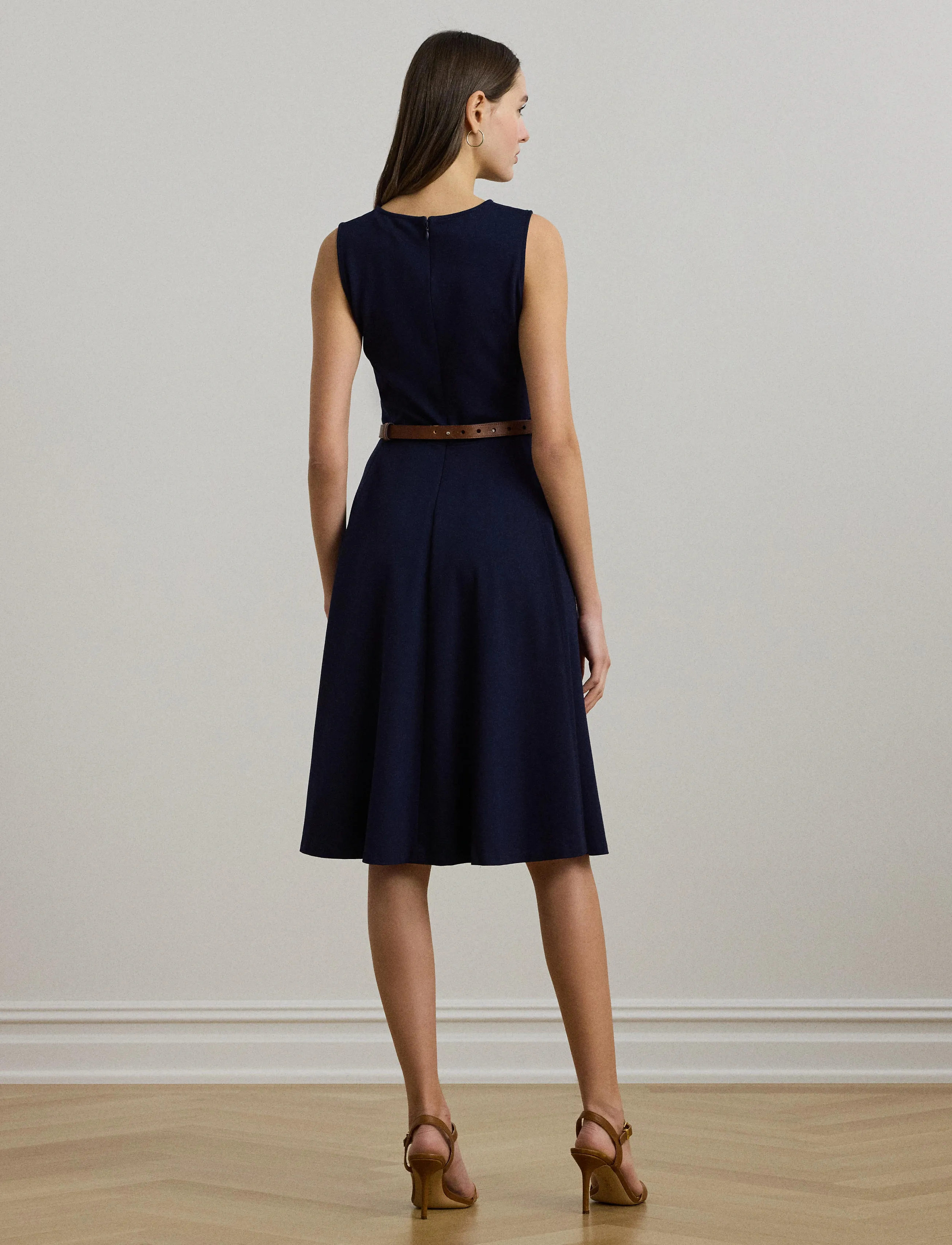 Lauren Ralph Lauren - Ponte Sleeveless Dress - lighthouse navy - 2