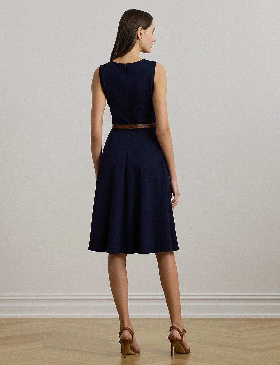 Lauren Ralph Lauren - Ponte Sleeveless Dress - lighthouse navy - 2