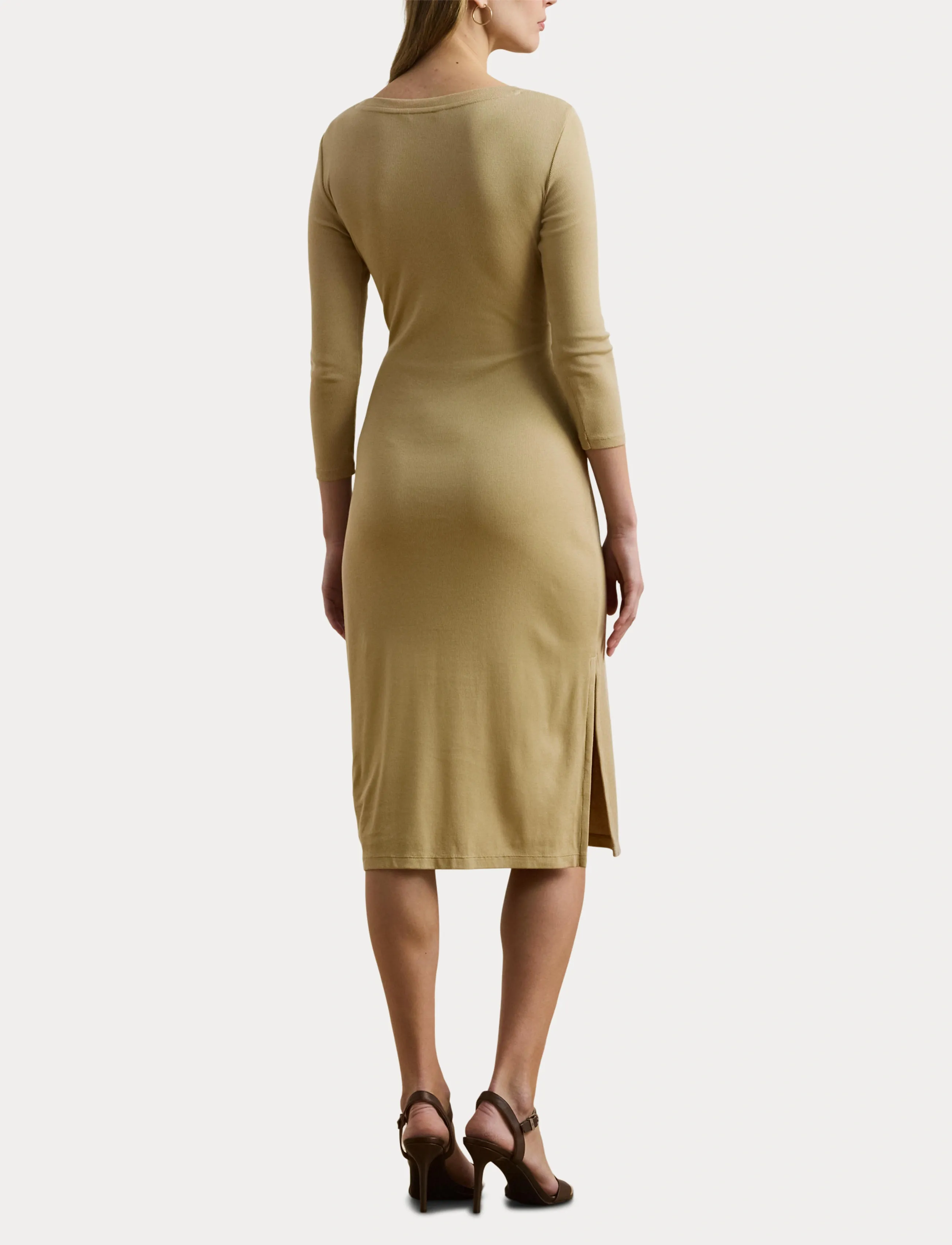 Lauren Ralph Lauren Cm 2X2 Rib-Dress midiklänningar dam – bild 6