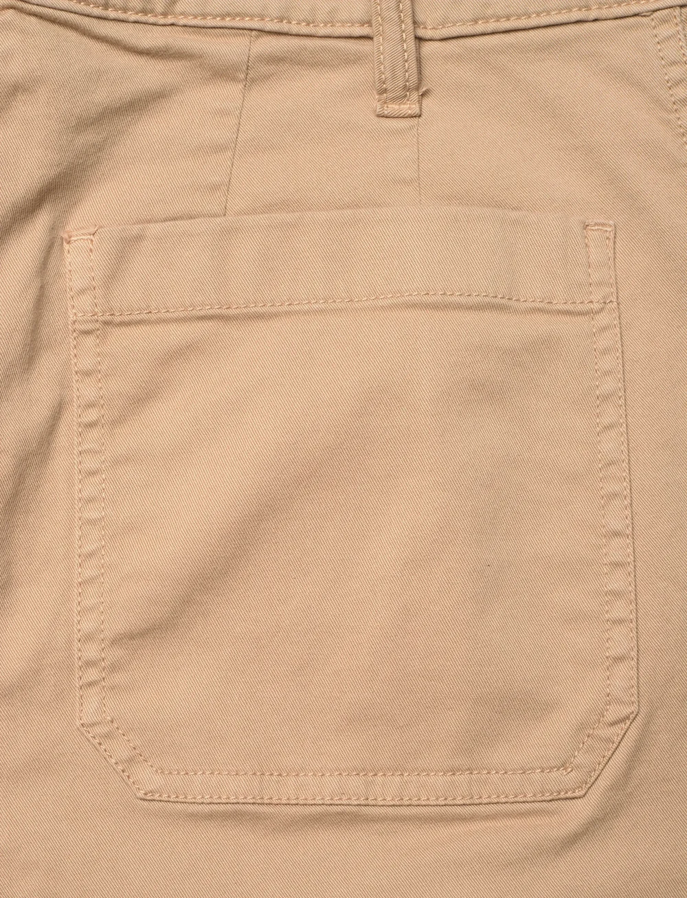 Lauren Ralph Lauren - Stretch Chino Wide-Leg Cropped Pant - wide leg trousers - birch tan - 4