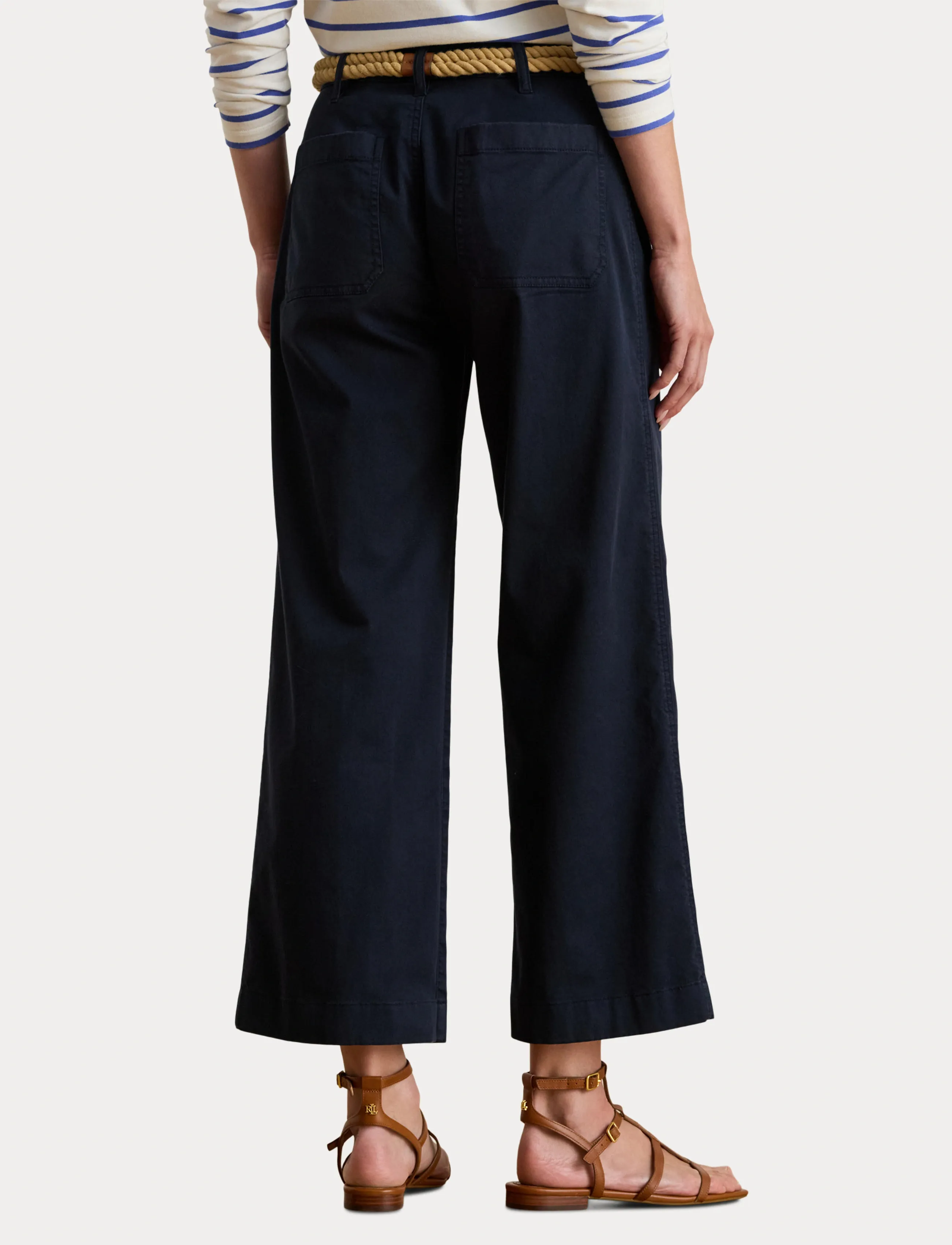 Lauren Ralph Lauren Stretch Chino Wide-Leg Cropped Pant chinos dam – bild 6
