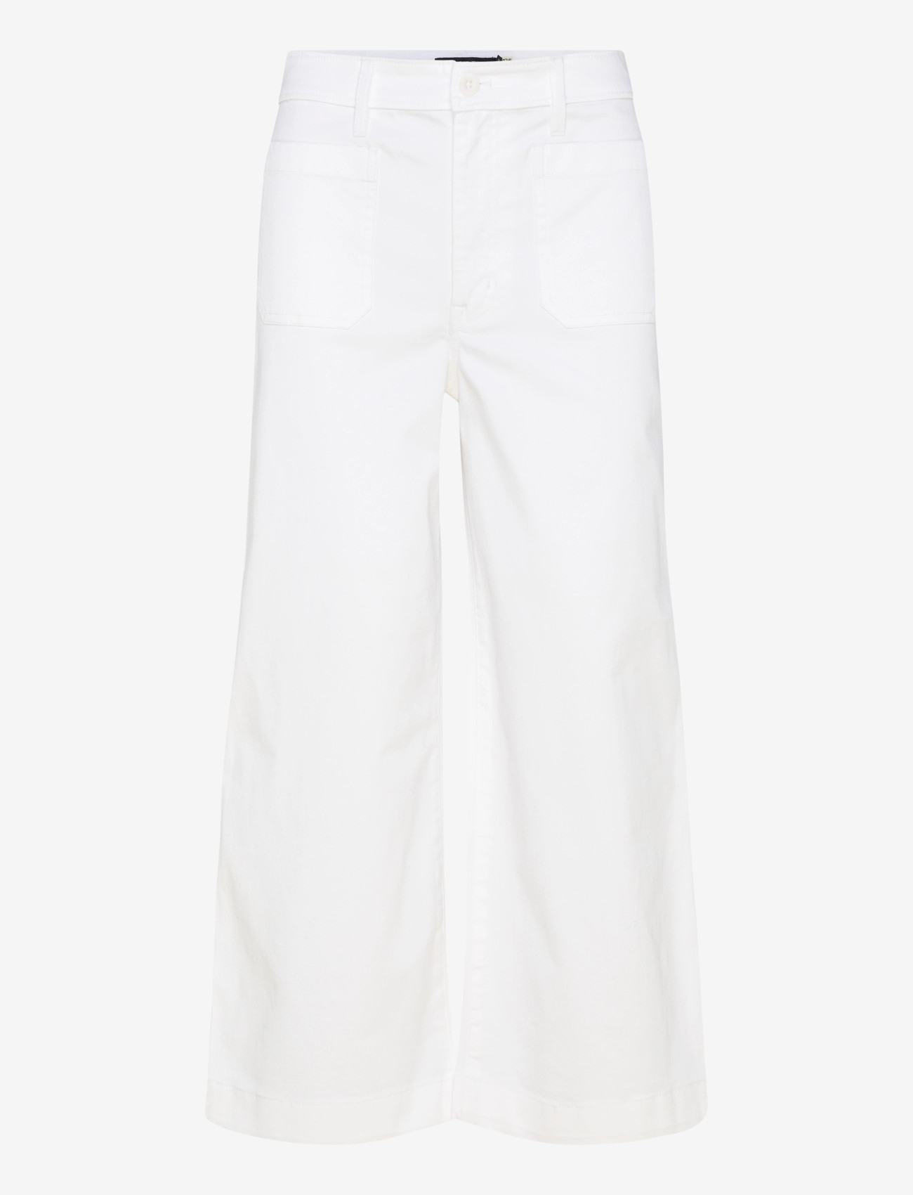 Lauren Ralph Lauren - Stretch Chino Wide-Leg Cropped Pant - chinos - white - 0