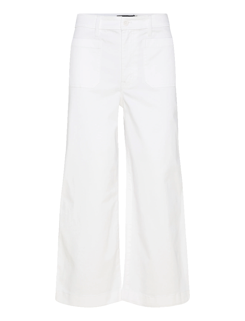 Lauren Ralph Lauren - Stretch Chino Wide-Leg Cropped Pant - chinos - white - 0