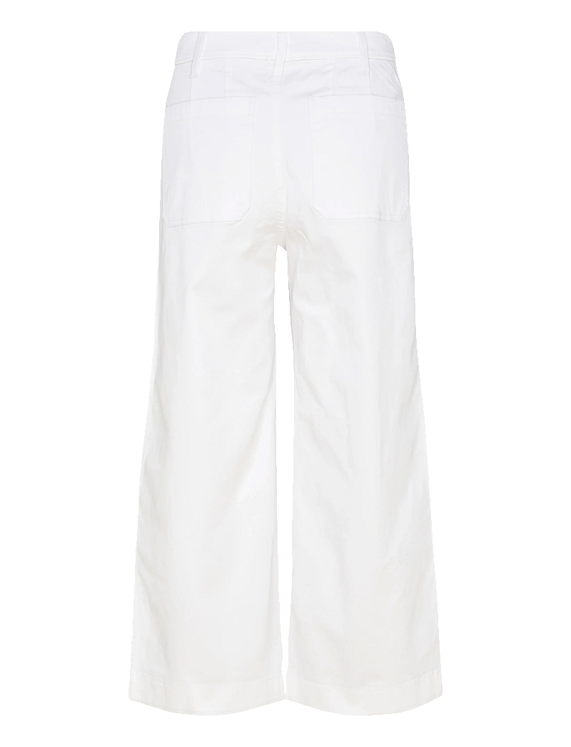 Lauren Ralph Lauren - Stretch Chino Wide-Leg Cropped Pant - chinos - white - 1
