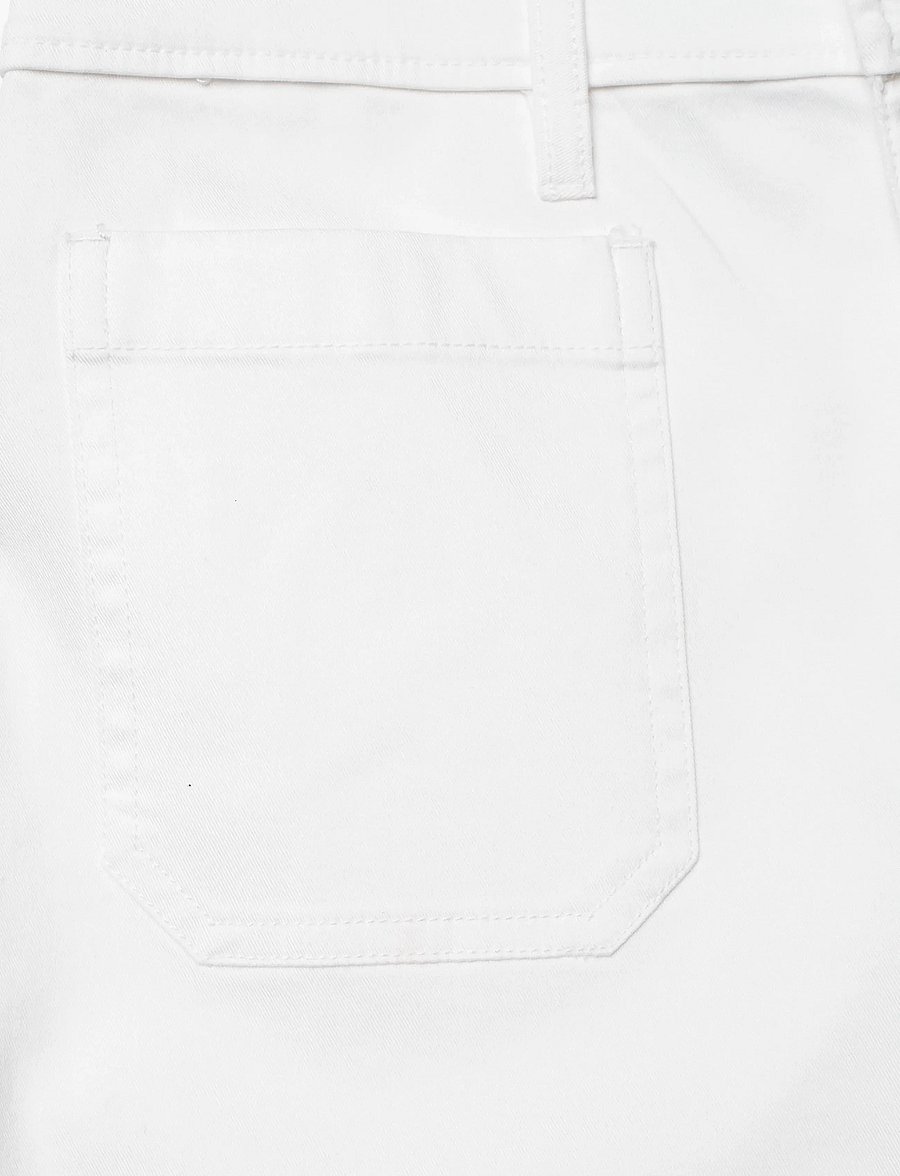 Lauren Ralph Lauren - Stretch Chino Wide-Leg Cropped Pant - chinos - white - 3