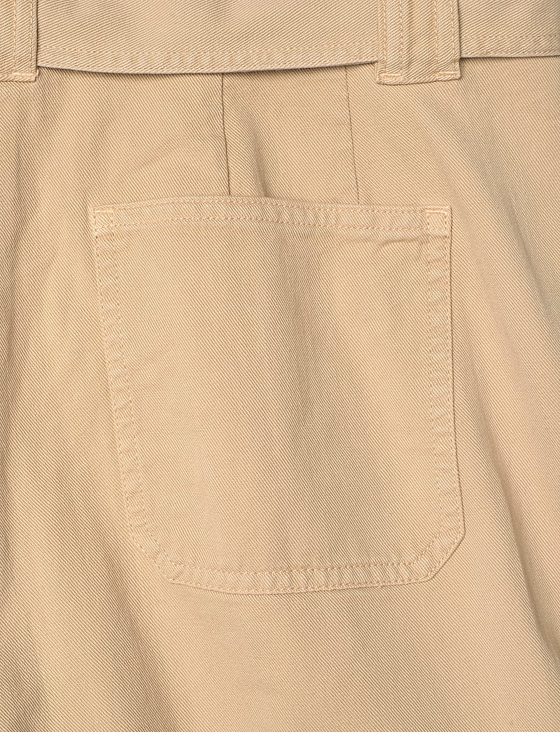 Lauren Ralph Lauren - Pleated Cotton Twill Wide-Leg Cargo Pant - cargo püksid - sand dune - 4