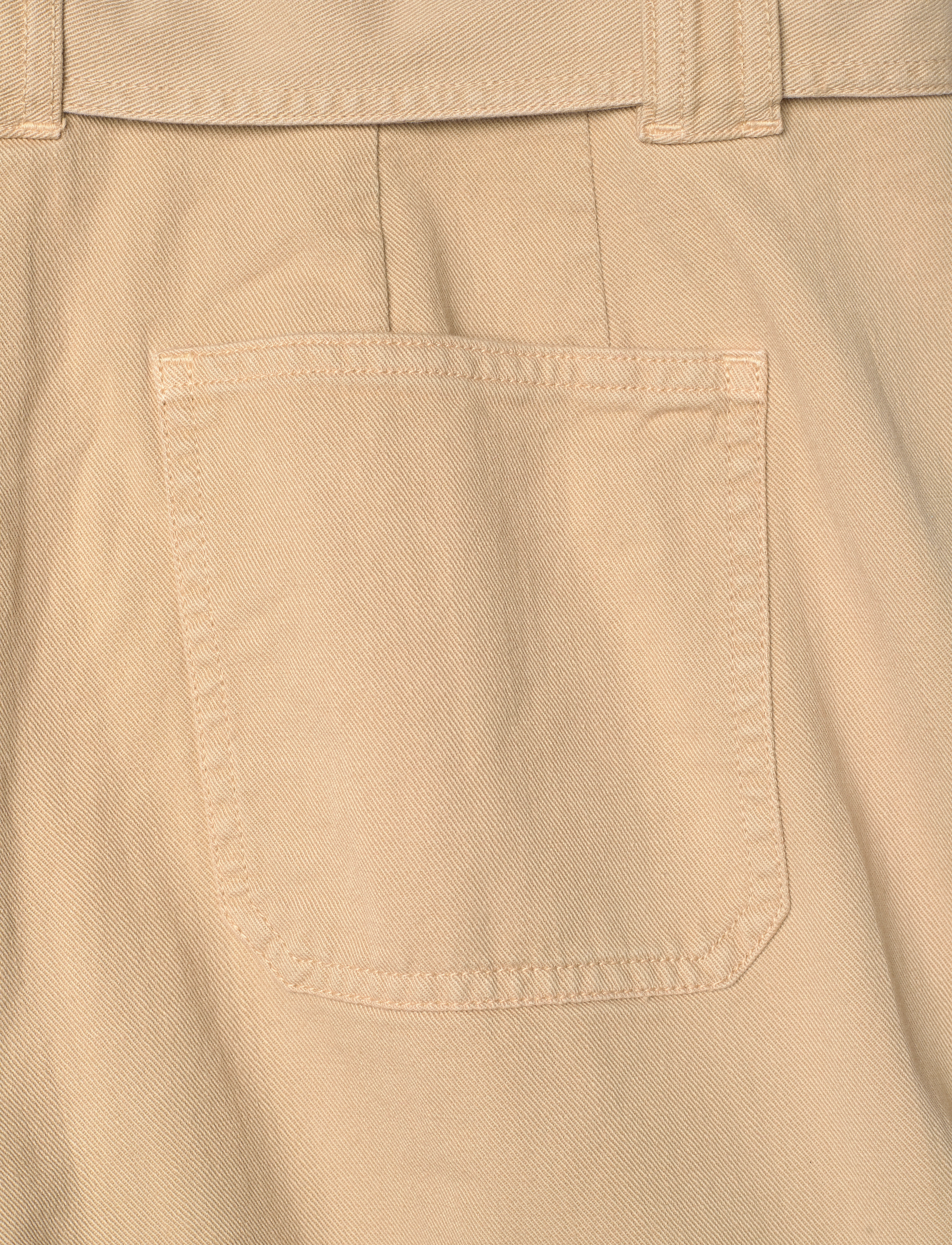 Lauren Ralph Lauren - Pleated Cotton Twill Wide-Leg Cargo Pant - cargo-hosen - sand dune - 4