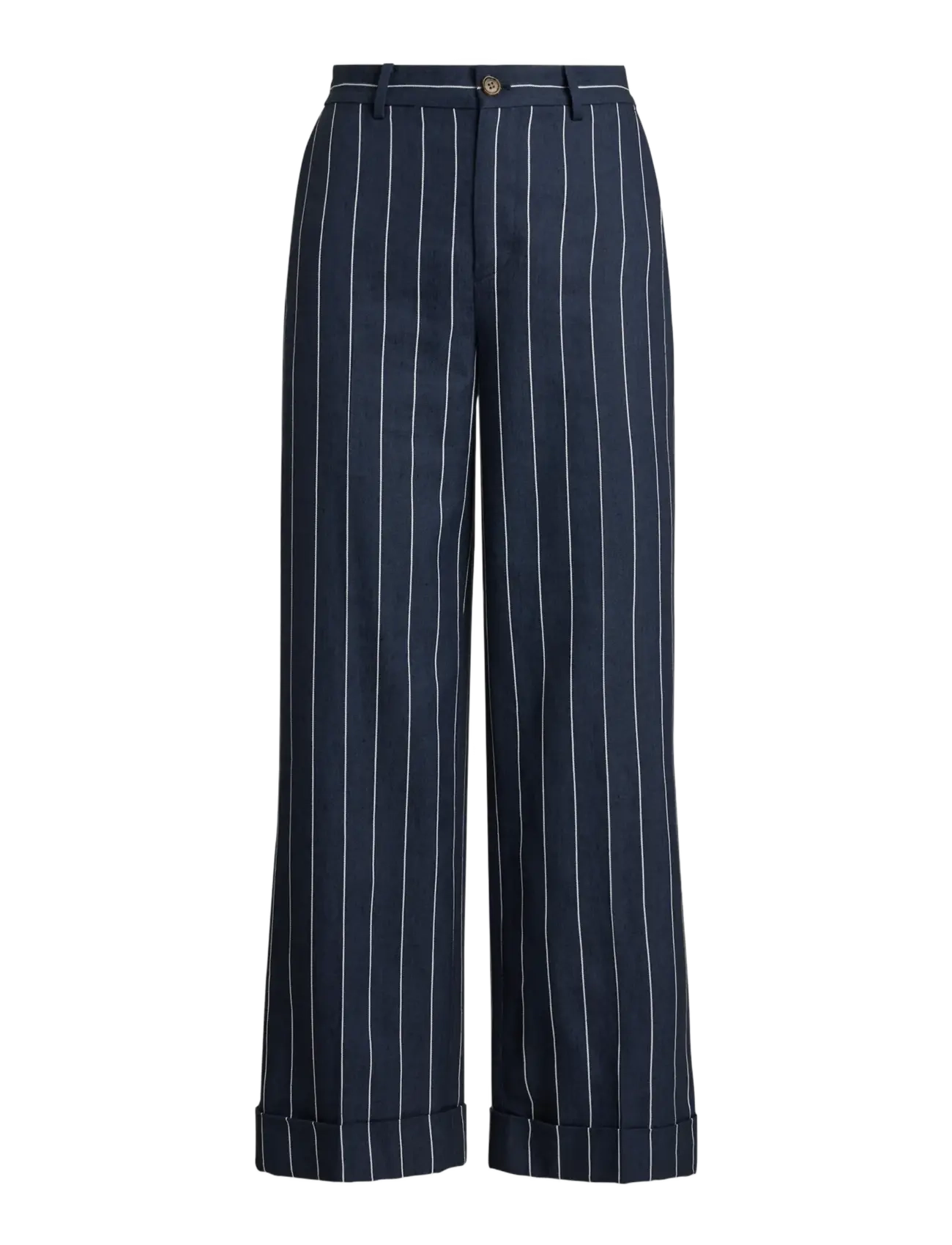 Lauren Ralph Lauren Striped Herringbone Cropped Pant - Püksid - NAVY/WHITE / navy
