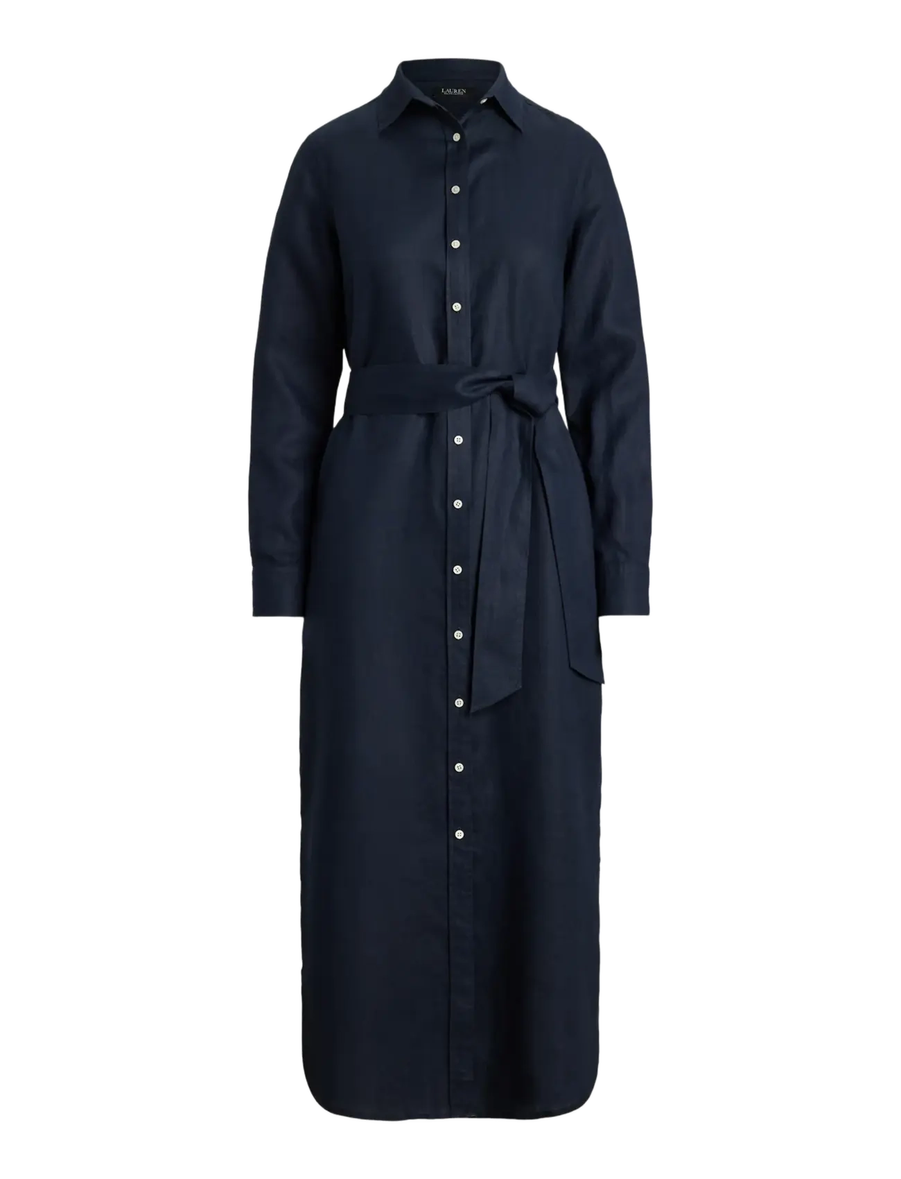 Lauren Ralph Lauren Linen Shirtdress - Kleidid - SHADOW NAVY / navy