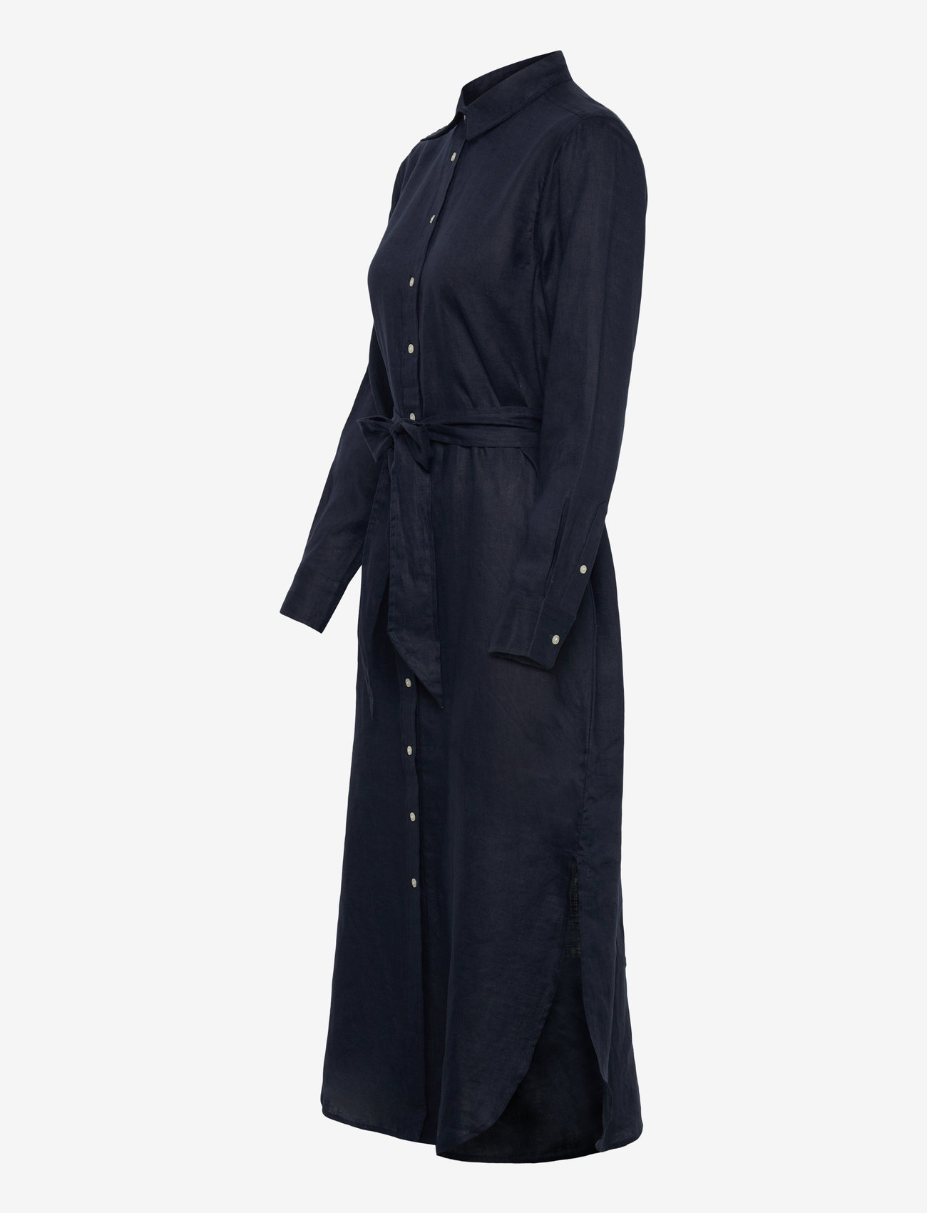 Lauren Ralph Lauren - Linen Shirtdress - skjortekjoler - shadow navy - 2