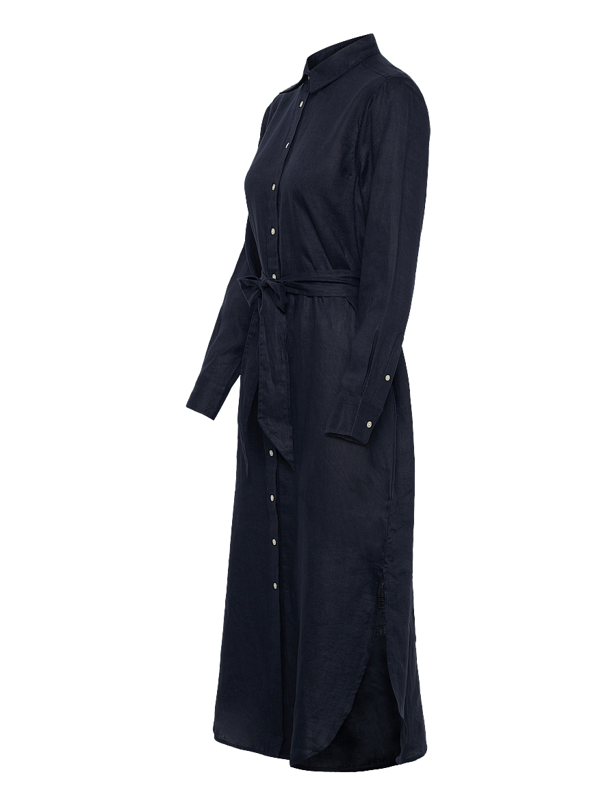 Lauren Ralph Lauren - Linen Shirtdress - hemdkleider - shadow navy - 2