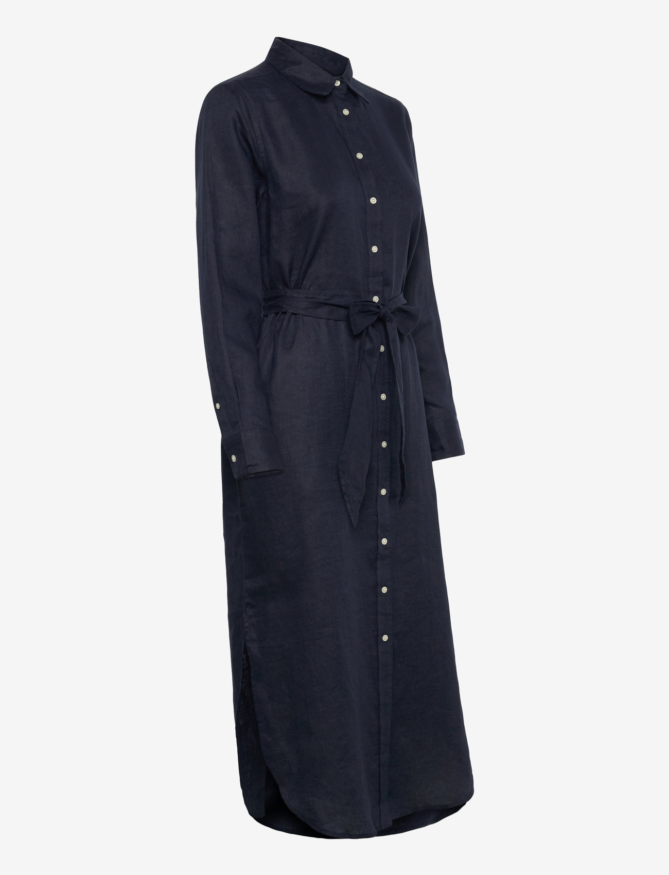 Lauren Ralph Lauren - Linen Shirtdress - skjortekjoler - shadow navy - 3