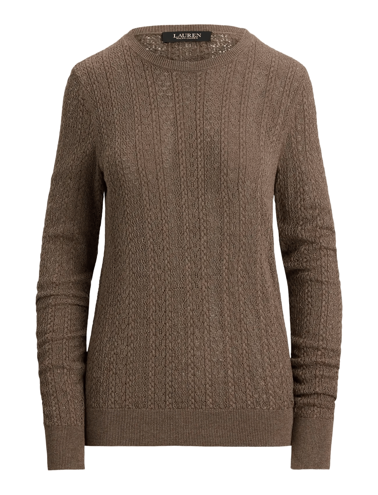 Lauren Ralph Lauren | Pointelle-Knit Cotton-Blend Sweater | S