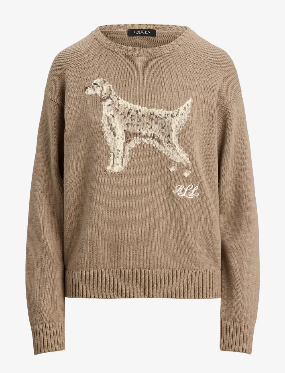 Lauren Ralph Lauren - Intarsia-Knit English Setter Sweater - pullover - adirondack heathe - 1