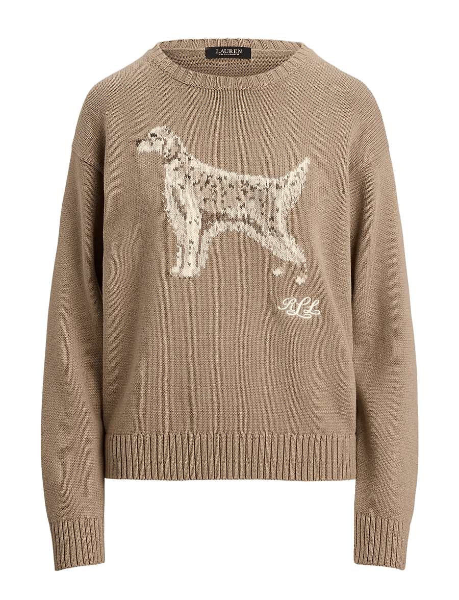 Lauren Ralph Lauren - Intarsia-Knit English Setter Sweater - stickade tröjor - adirondack heathe - 1