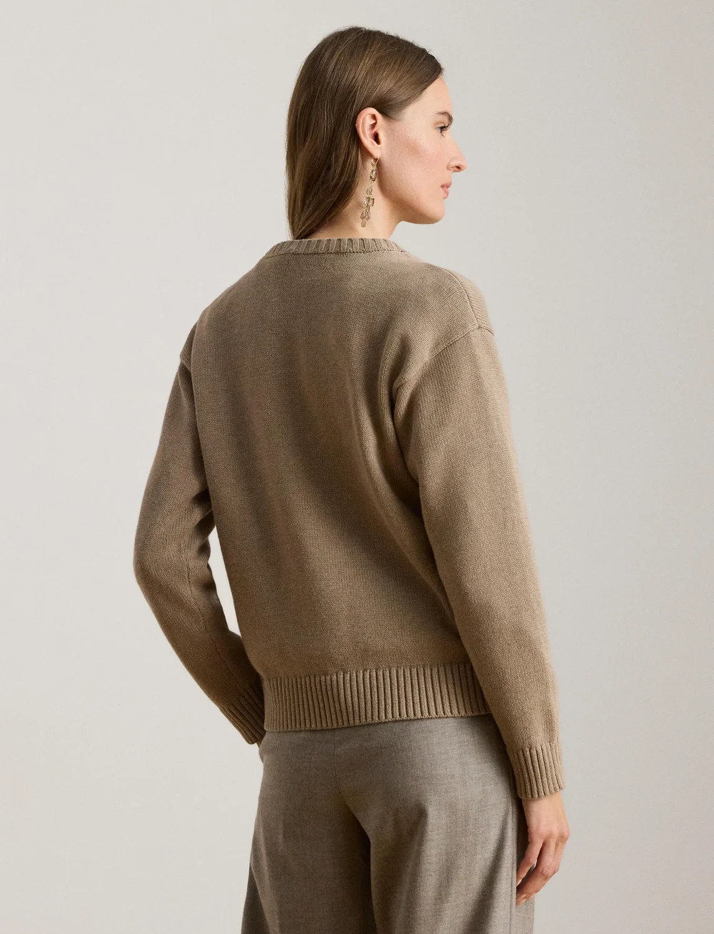 Lauren Ralph Lauren - Intarsia-Knit English Setter Sweater - pullover - adirondack heathe - 2