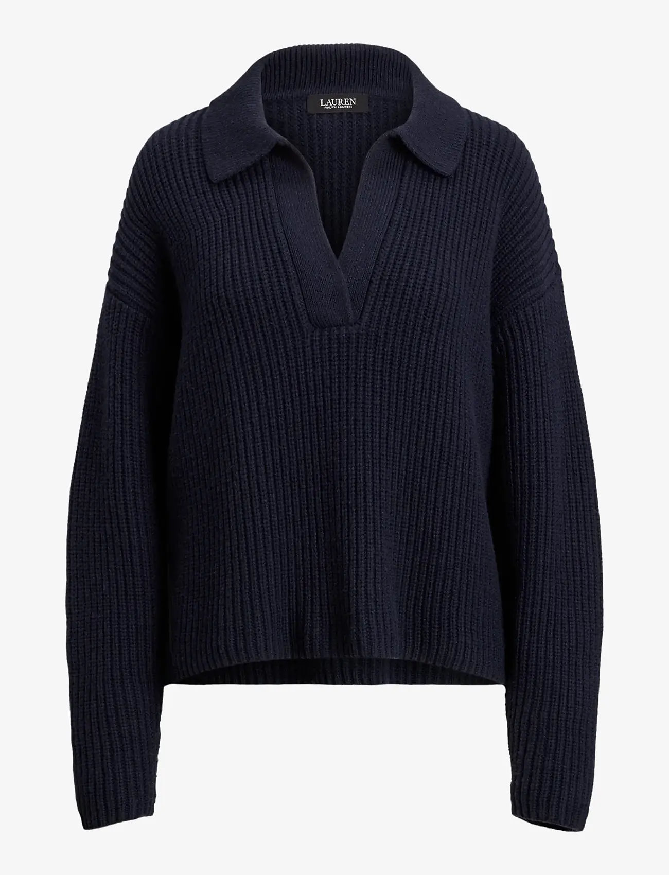 Lauren Ralph Lauren - Wool-Blend Polo Sweater - lauren navy - 1