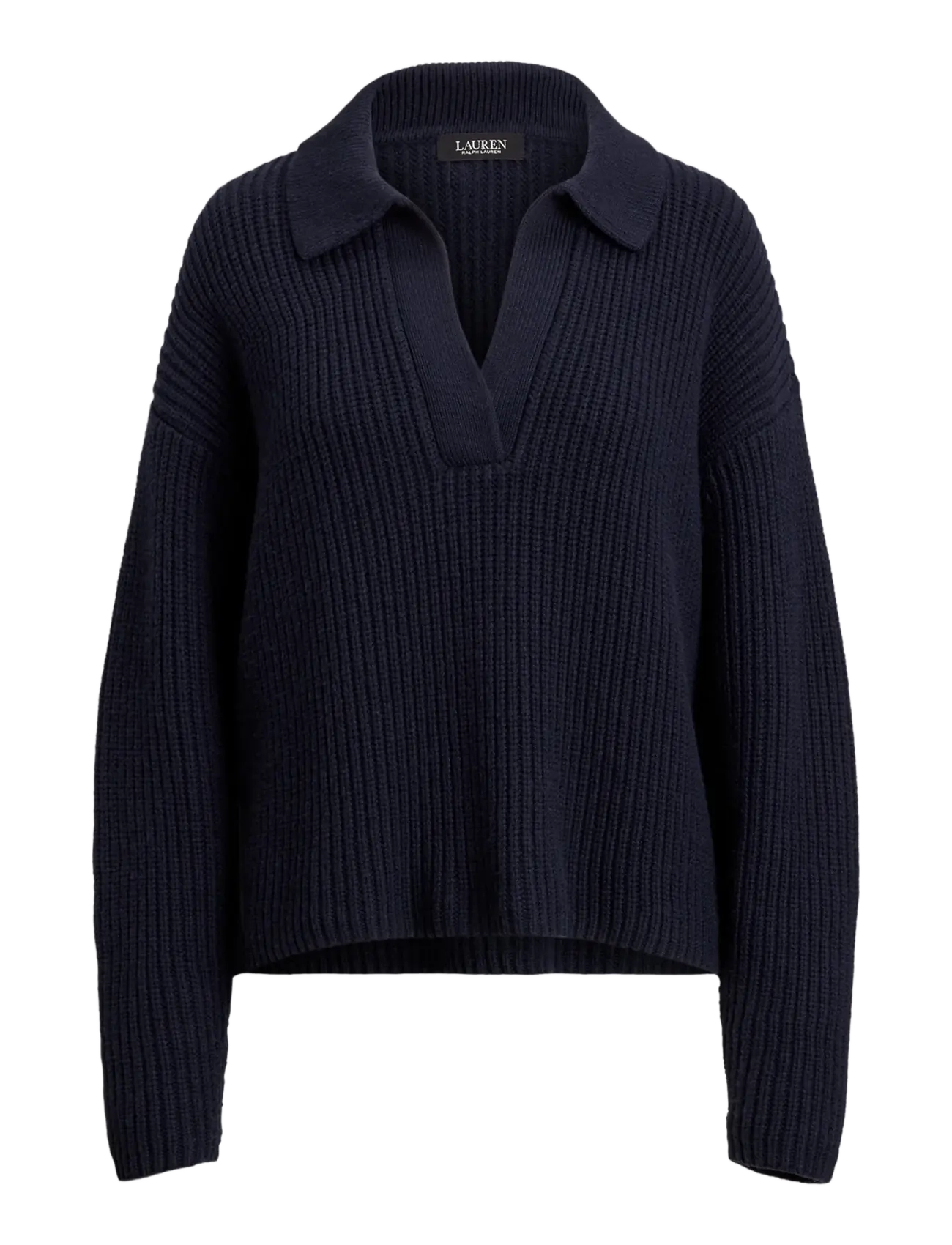 Lauren Ralph Lauren Wool-Blend Polo Sweater - Strickmode - LAUREN NAVY / navy
