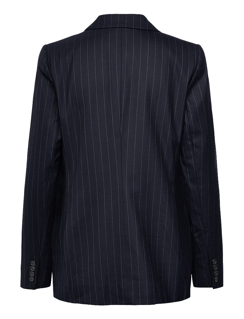 Lauren Ralph Lauren - Double-Breasted Pinstripe Twill Blazer - zweireihige blazer - navy/cream - 2